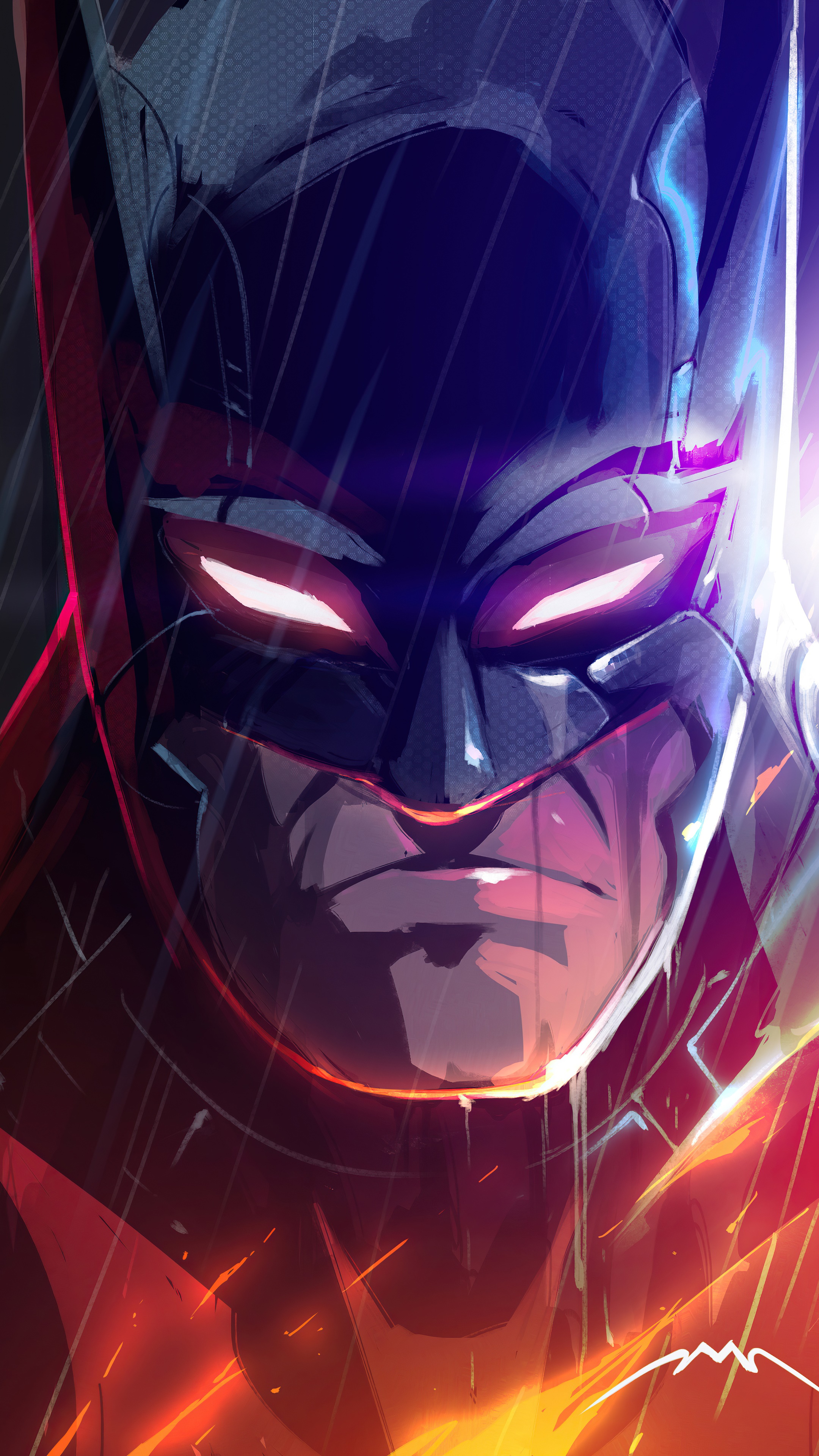Batman artwork 4K HD Phone Wallpaper