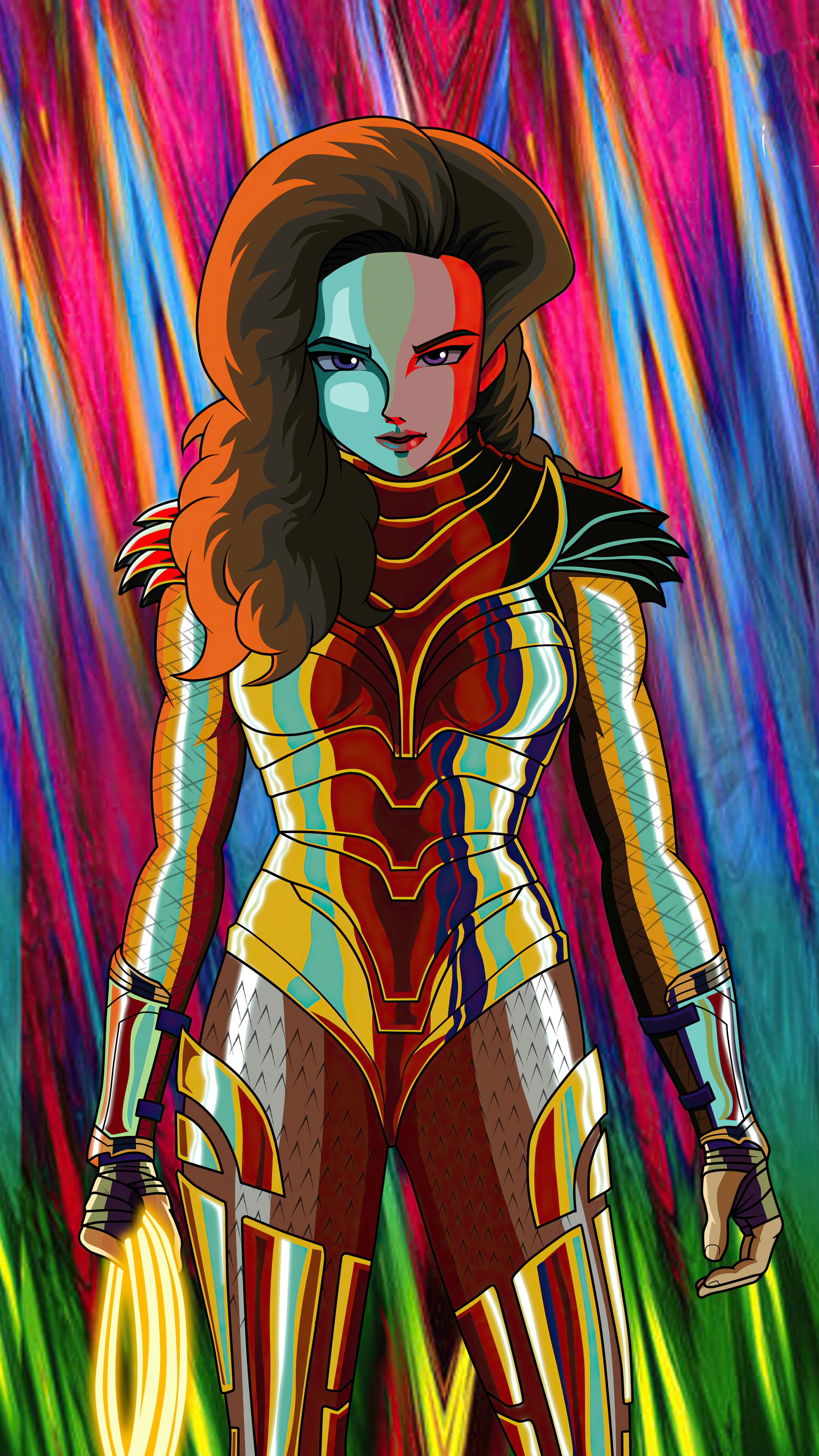 Wonder Woman from Wonder Woman 1984 HD Phone Wallpaper