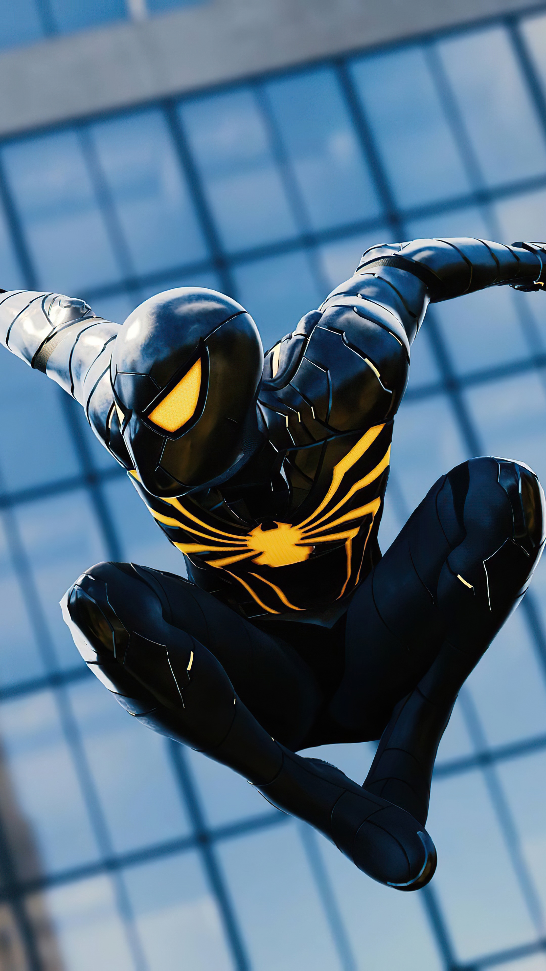 Spider-Man from Marvel's Spider-Man: Miles Morales HD Phone Wallpaper