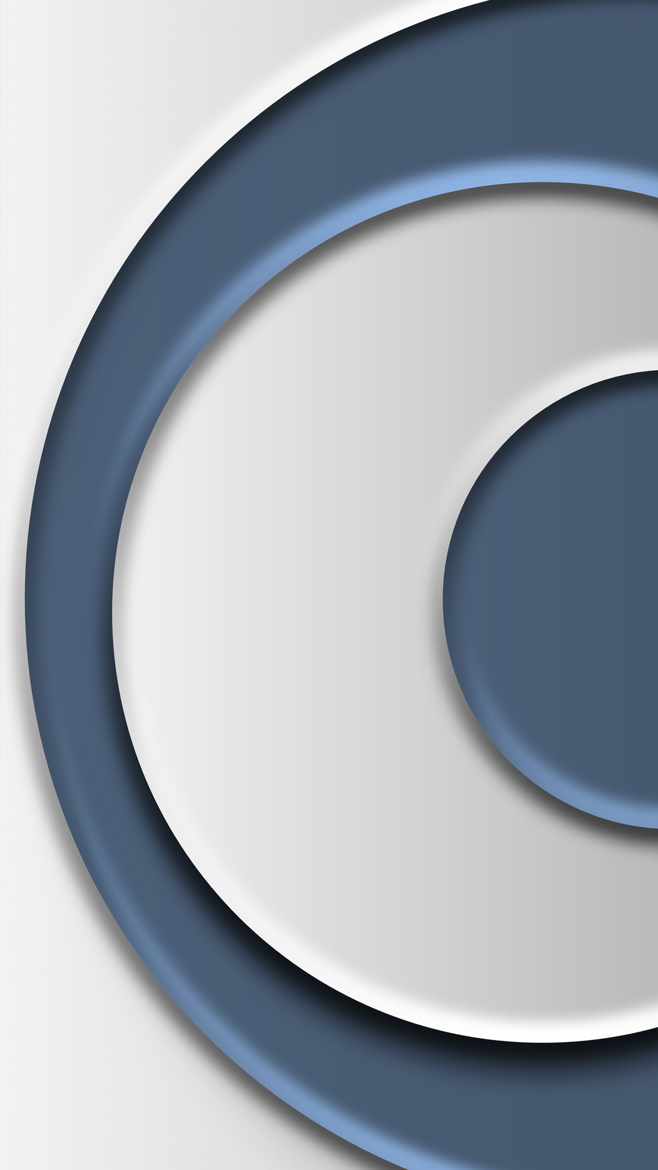 Abstract digital art with concentric circles HD Phone Wallpaper