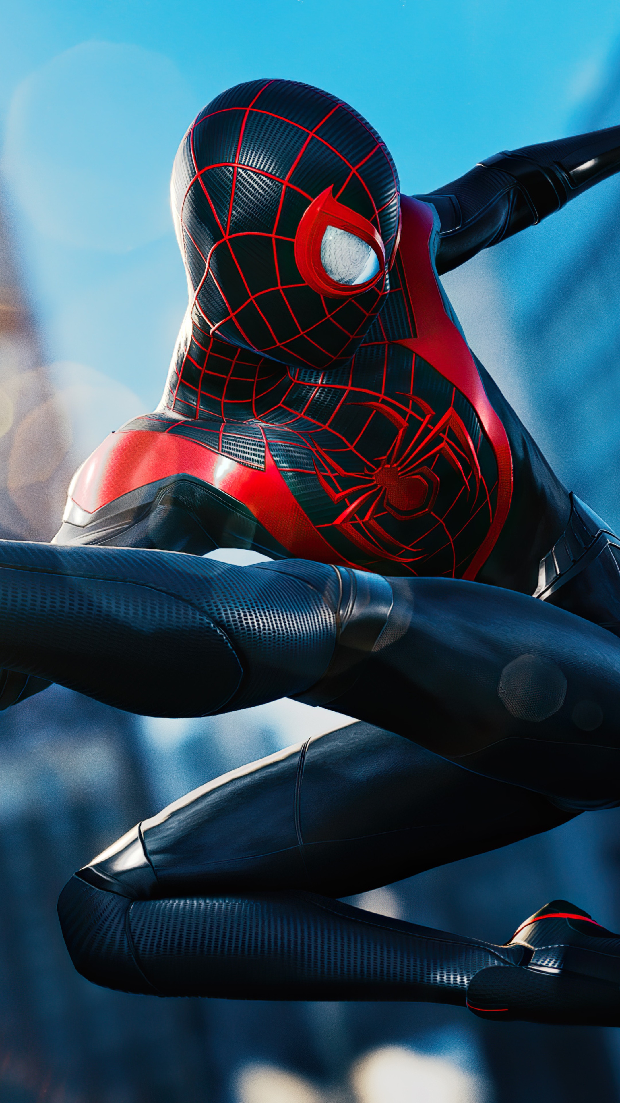 Spider-Man Miles Morales from Marvel's Spider-Man 4K HD Phone Wallpaper