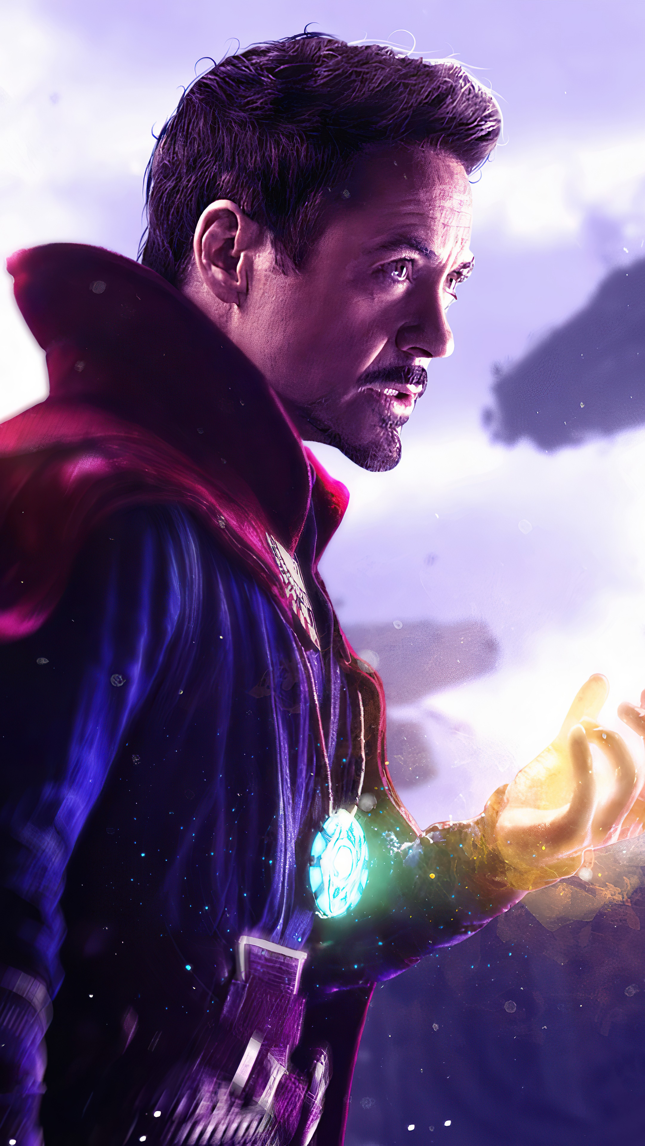 Robert Downey Jr. as Doctor Strange 4K HD Phone Wallpaper