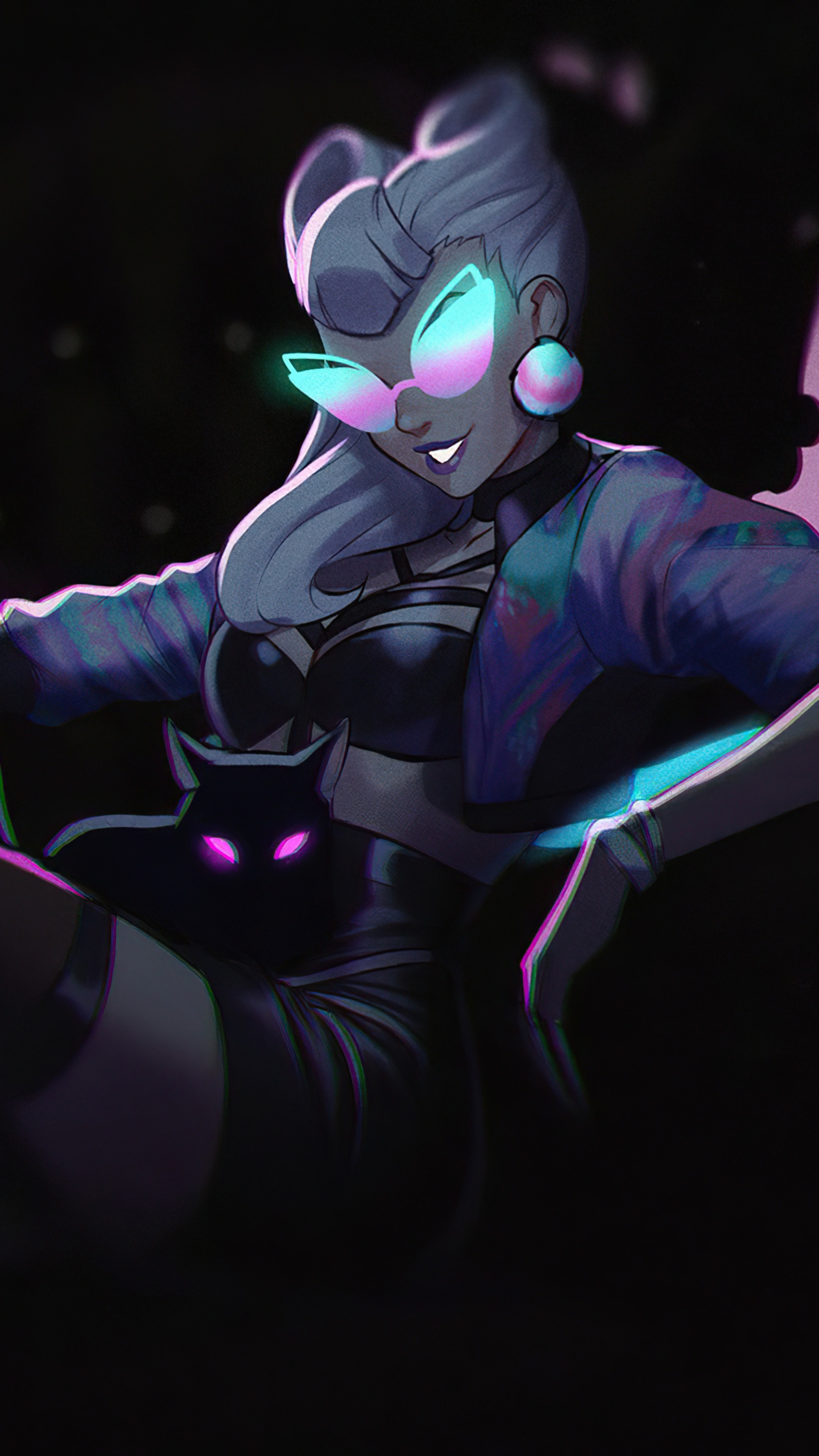 K/DA Evelynn from League of Legends HD Phone Wallpaper
