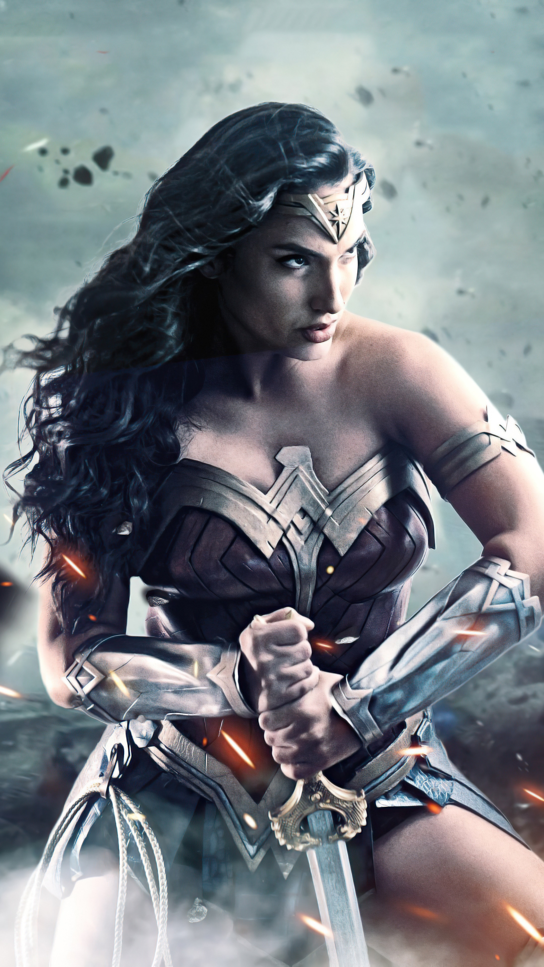 Wonder Woman from DC Comics 4K HD Phone Wallpaper
