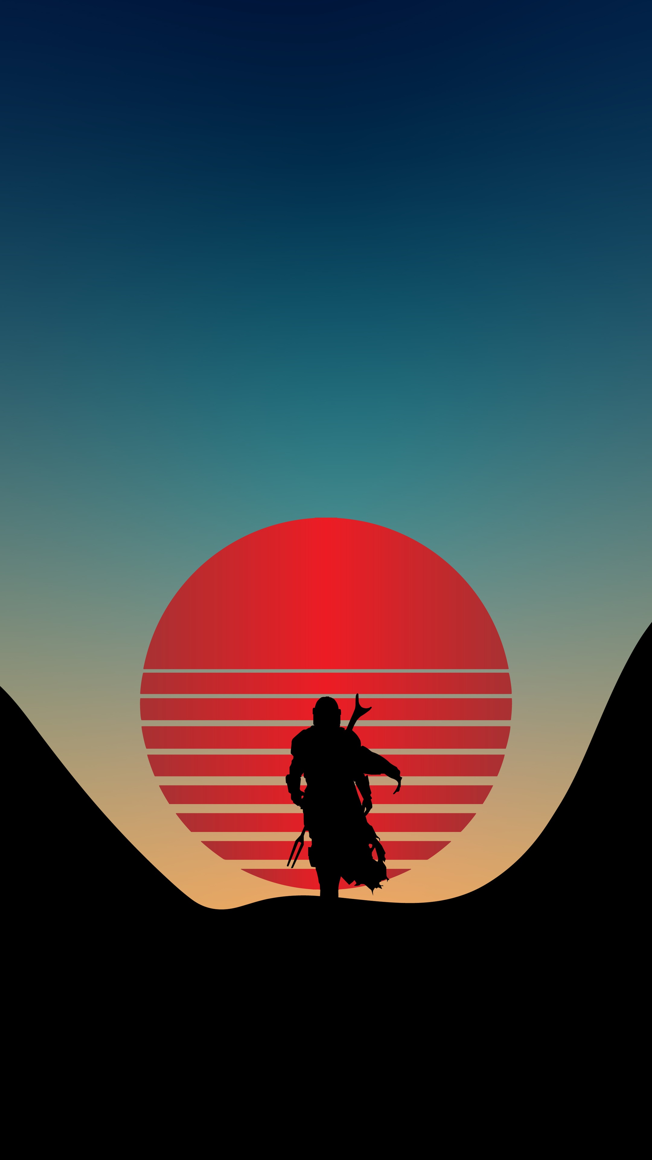 The Mandalorian from Star Wars HD Phone Wallpaper