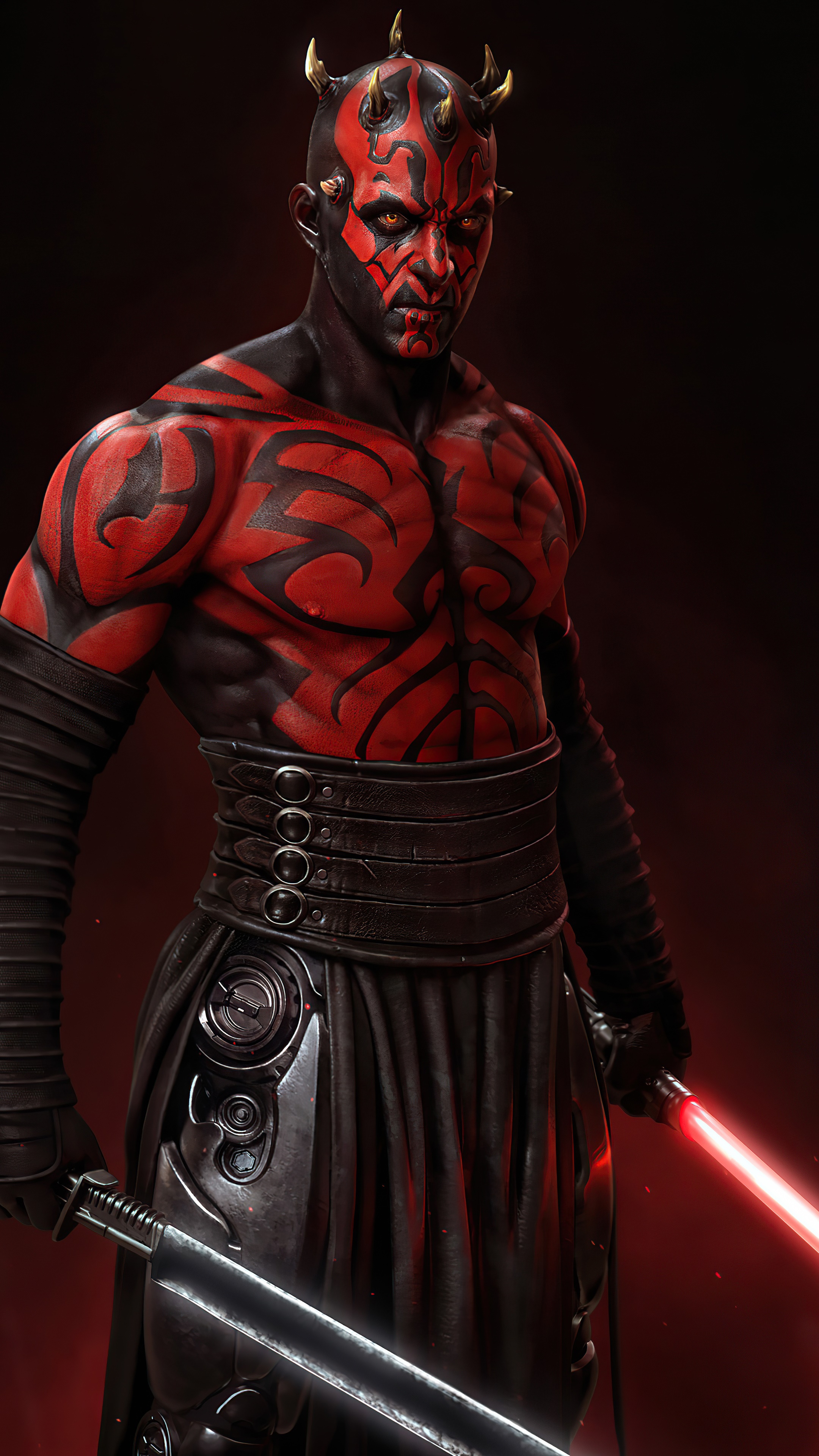 Darth Maul from Star Wars HD Phone Wallpaper