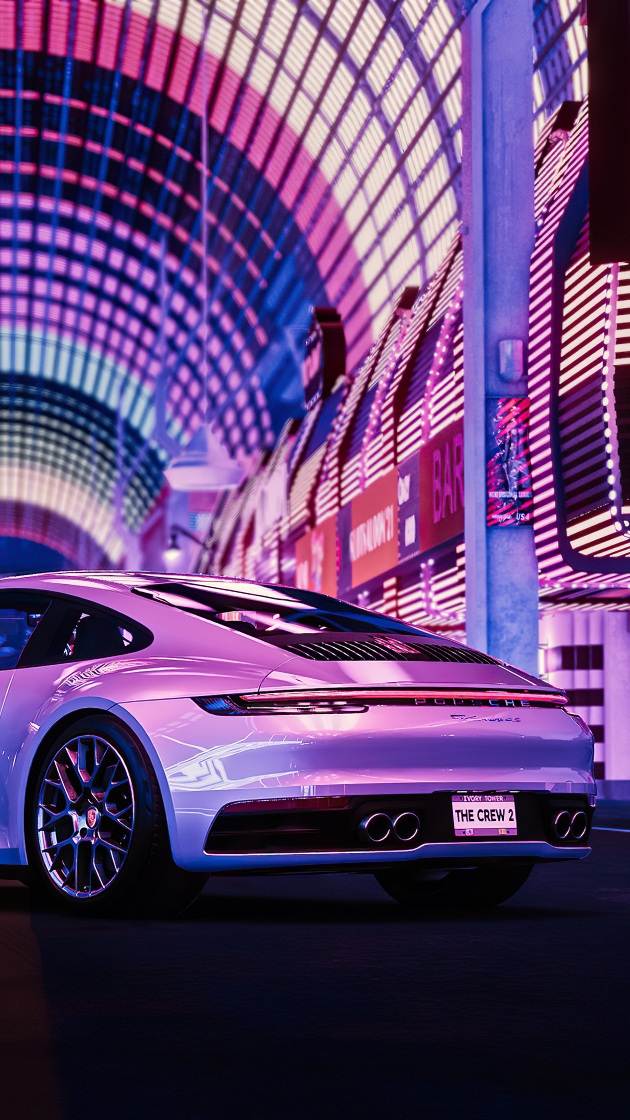 Porsche Carrera from The Crew 2 4K HD Phone Wallpaper