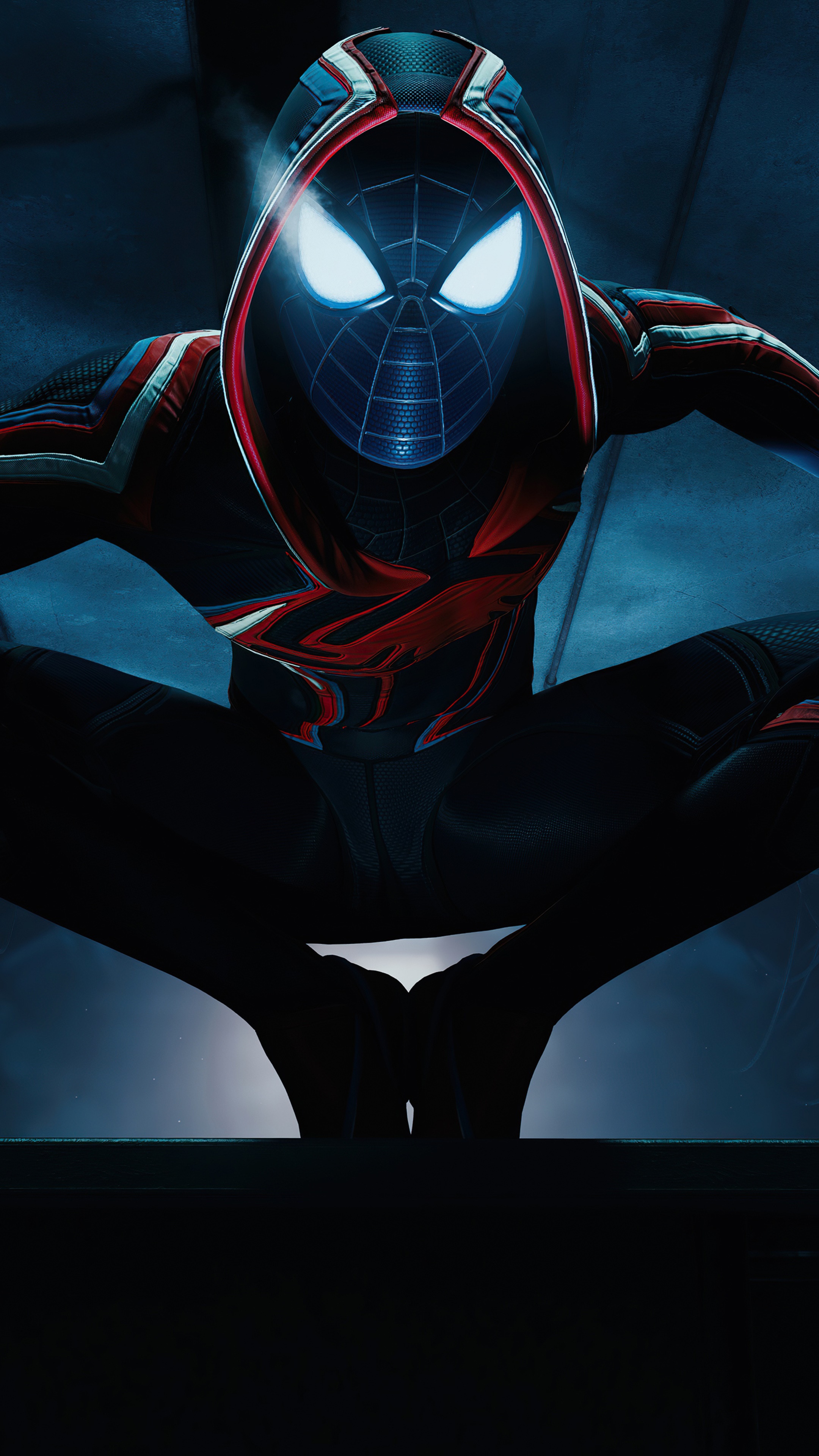 Spider-Man Miles Morales from Marvel's Spider-Man 4K HD Phone Wallpaper