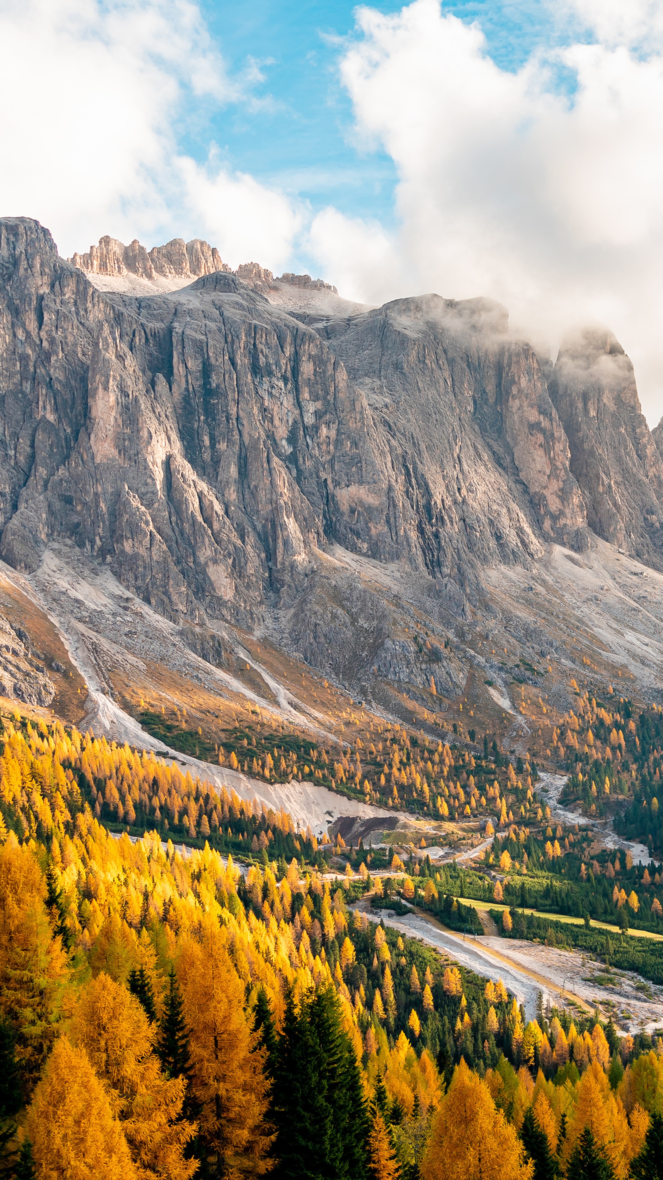 Autumn Mountain Landscape 4K HD Phone Wallpaper