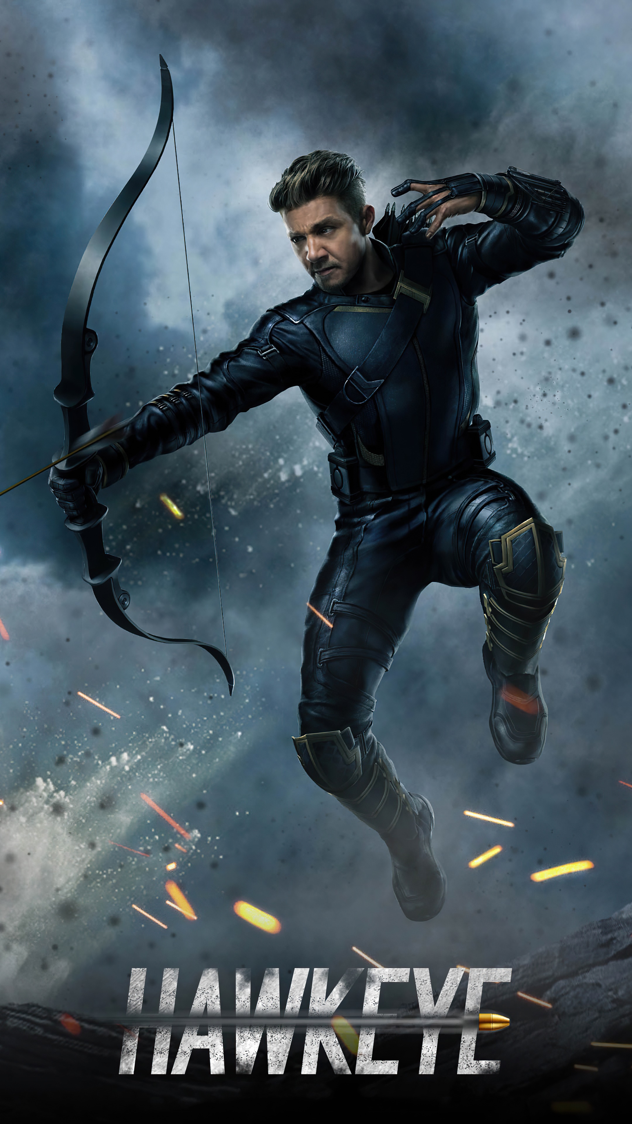 Hawkeye from Marvel Comics HD Phone Wallpaper
