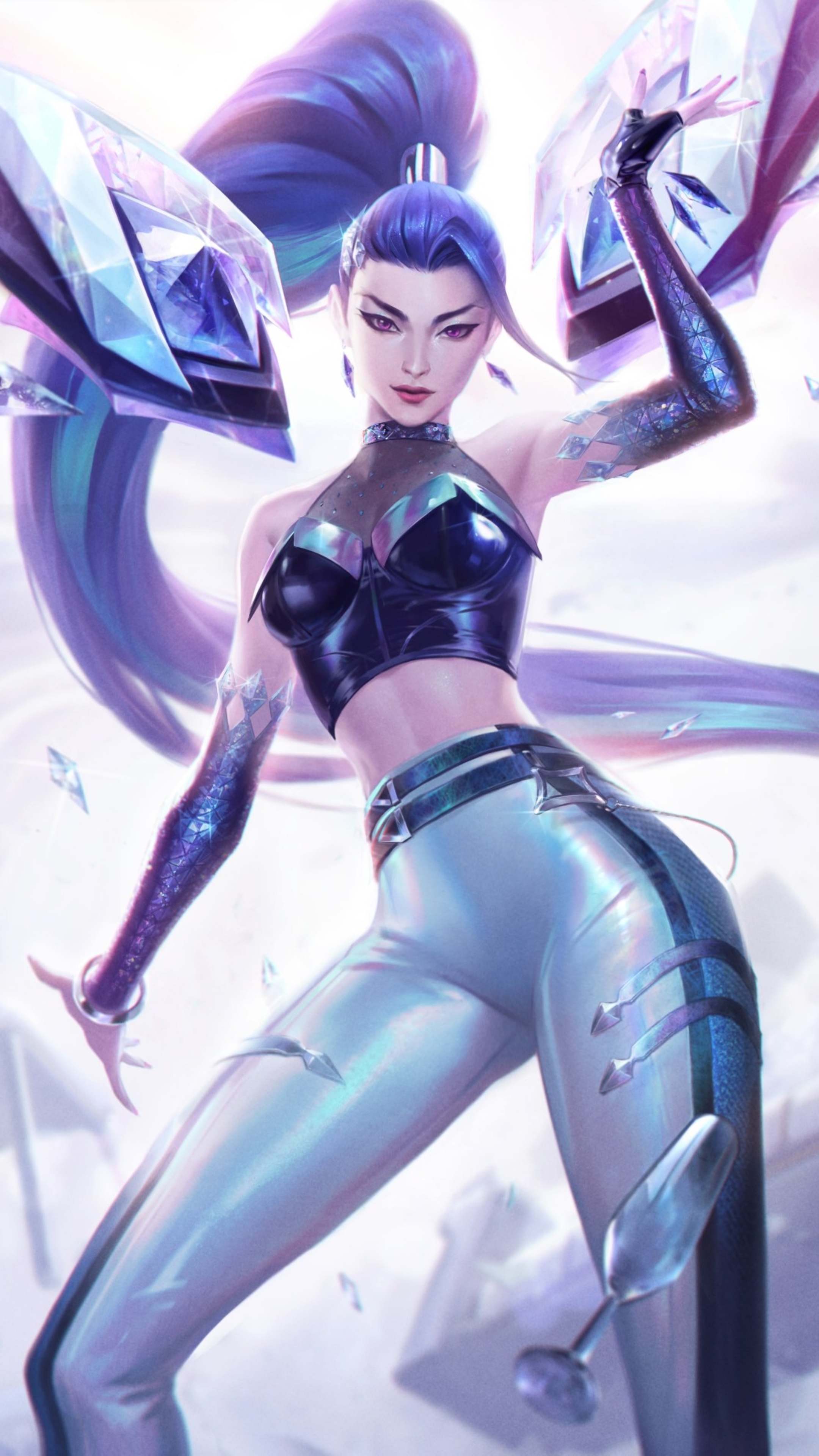 K/DA Kai'Sa from League of Legends 4K HD Phone Wallpaper