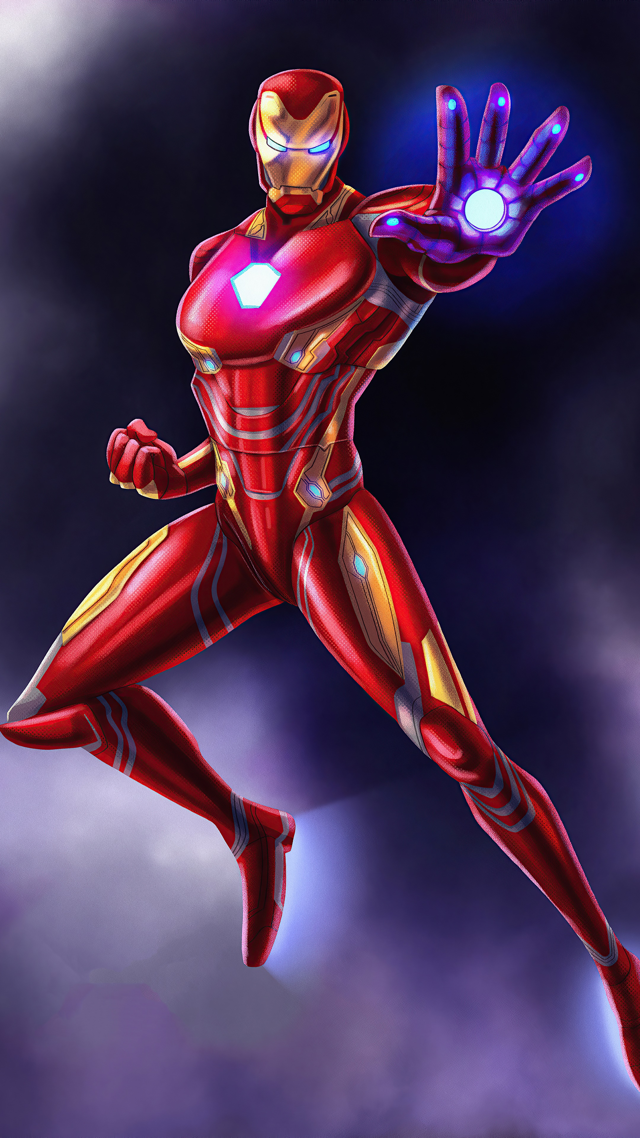 Iron Man artwork 4K HD Phone Wallpaper