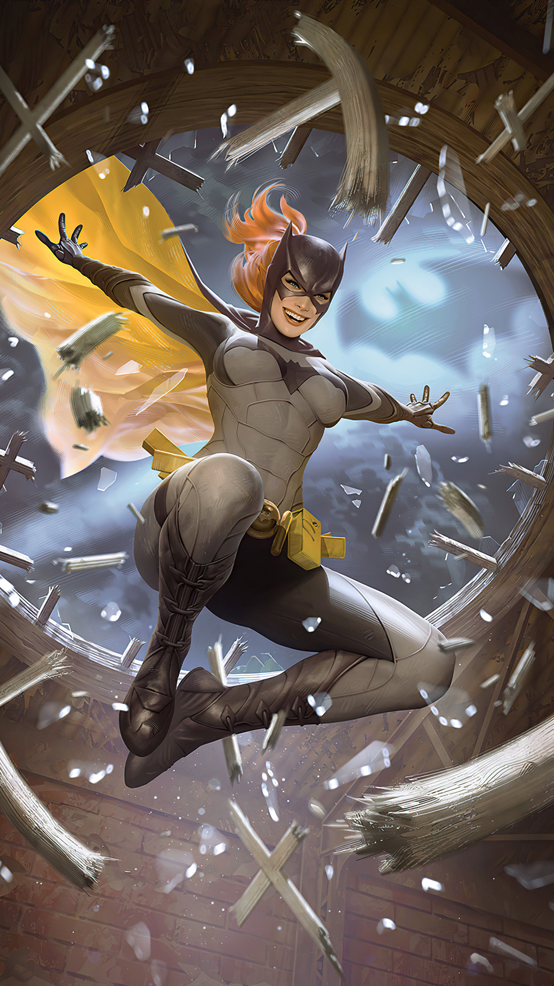 Batgirl artwork HD Phone Wallpaper
