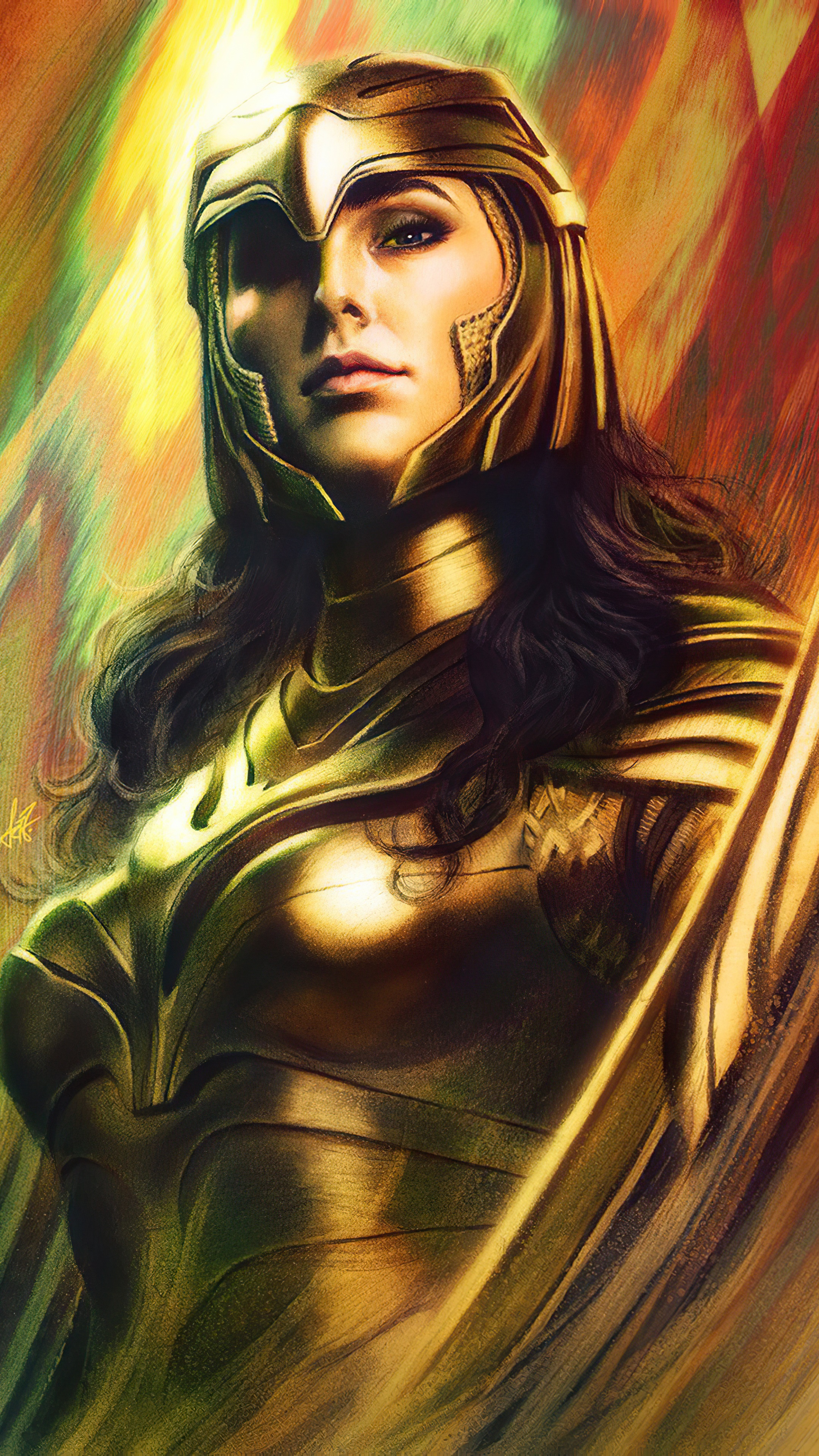 Wonder Woman from Wonder Woman 1984 HD Phone Wallpaper