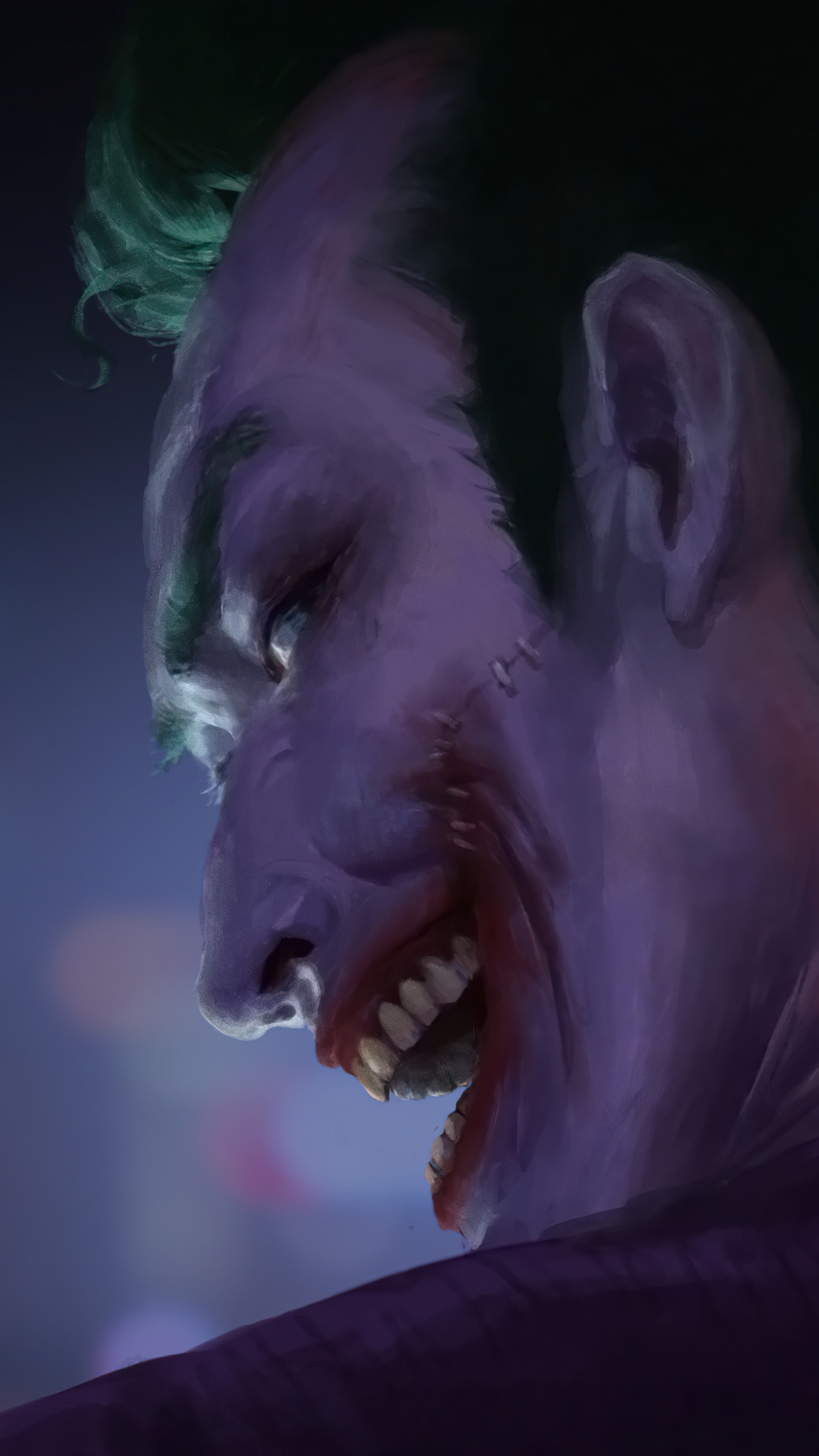 Joker artwork 4K HD Phone Wallpaper