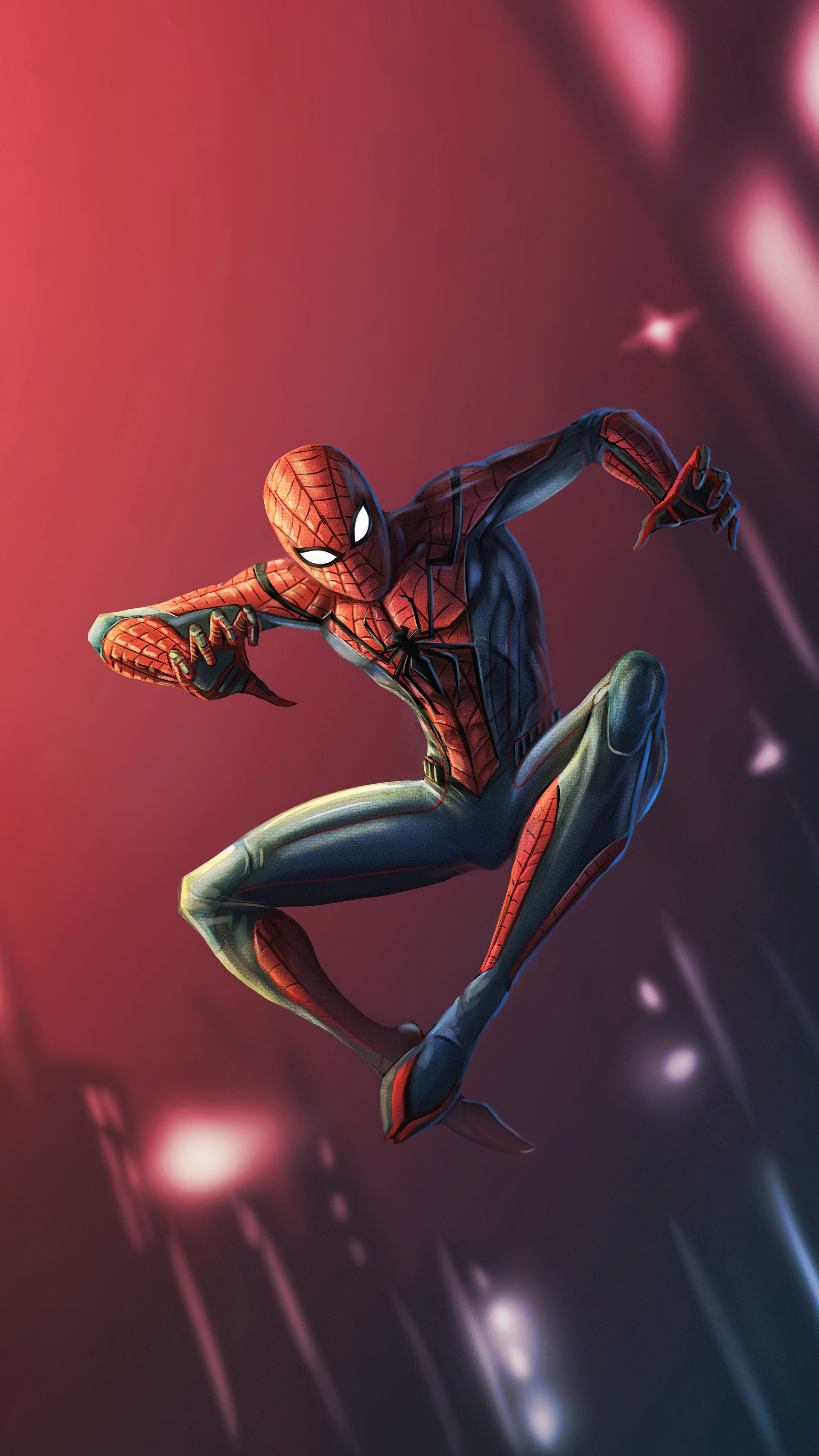 Spider-Man artwork in 4K HD Phone Wallpaper