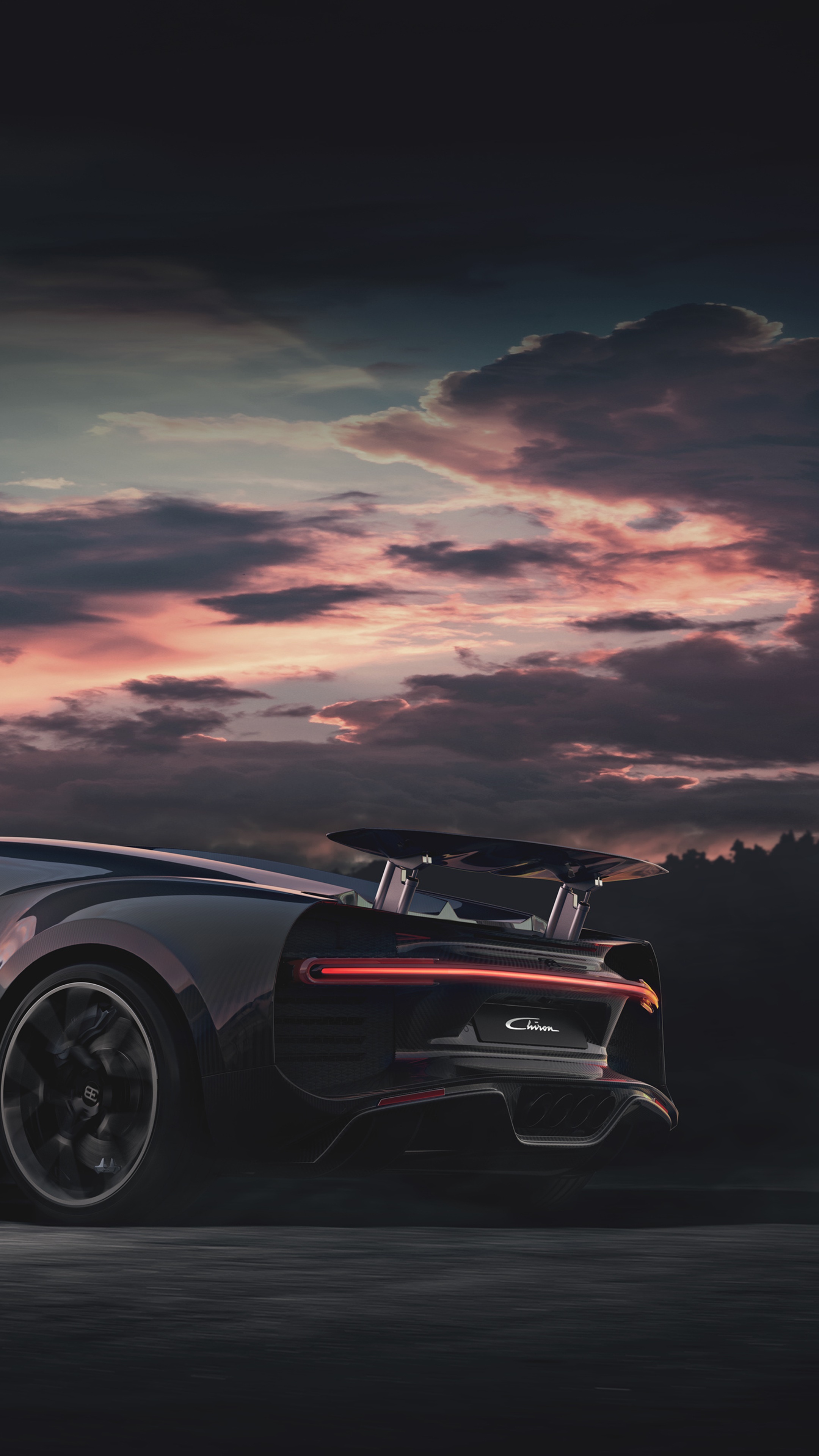 Bugatti Chiron 4K HD Phone Wallpaper