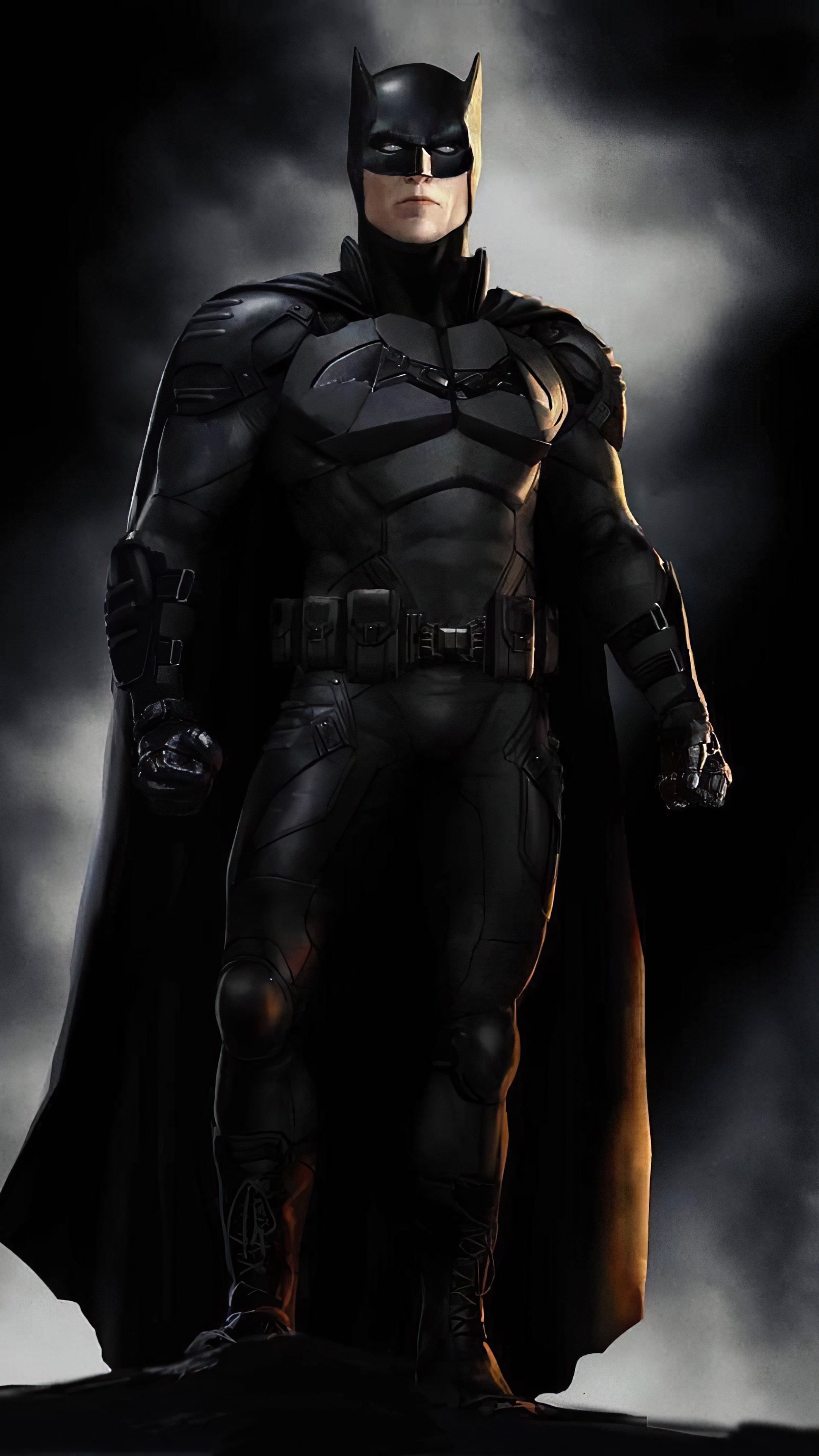 The Batman from The Batman artwork 4K HD Phone Wallpaper