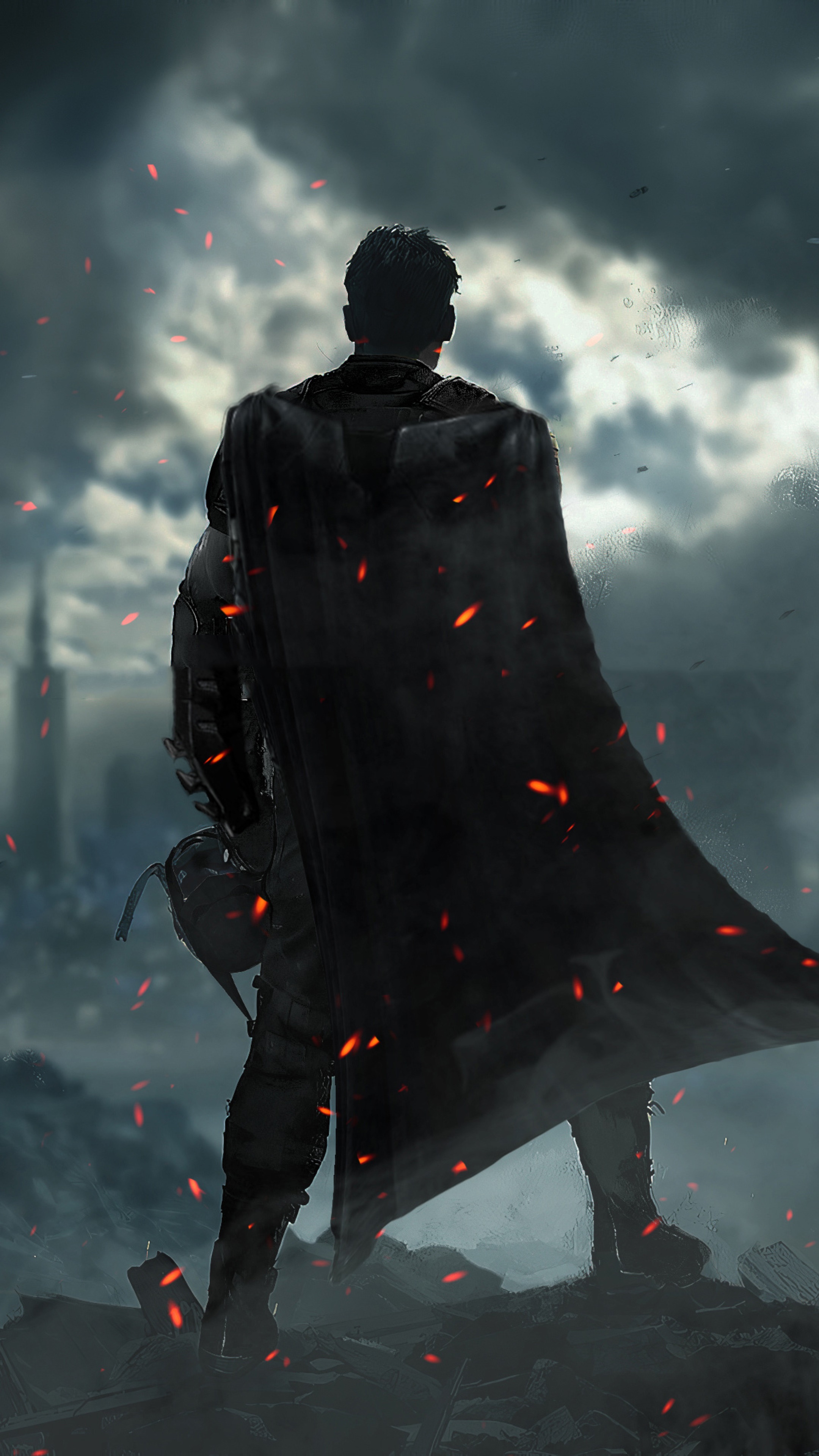 Batman from DC Comics artwork 4K HD Phone Wallpaper