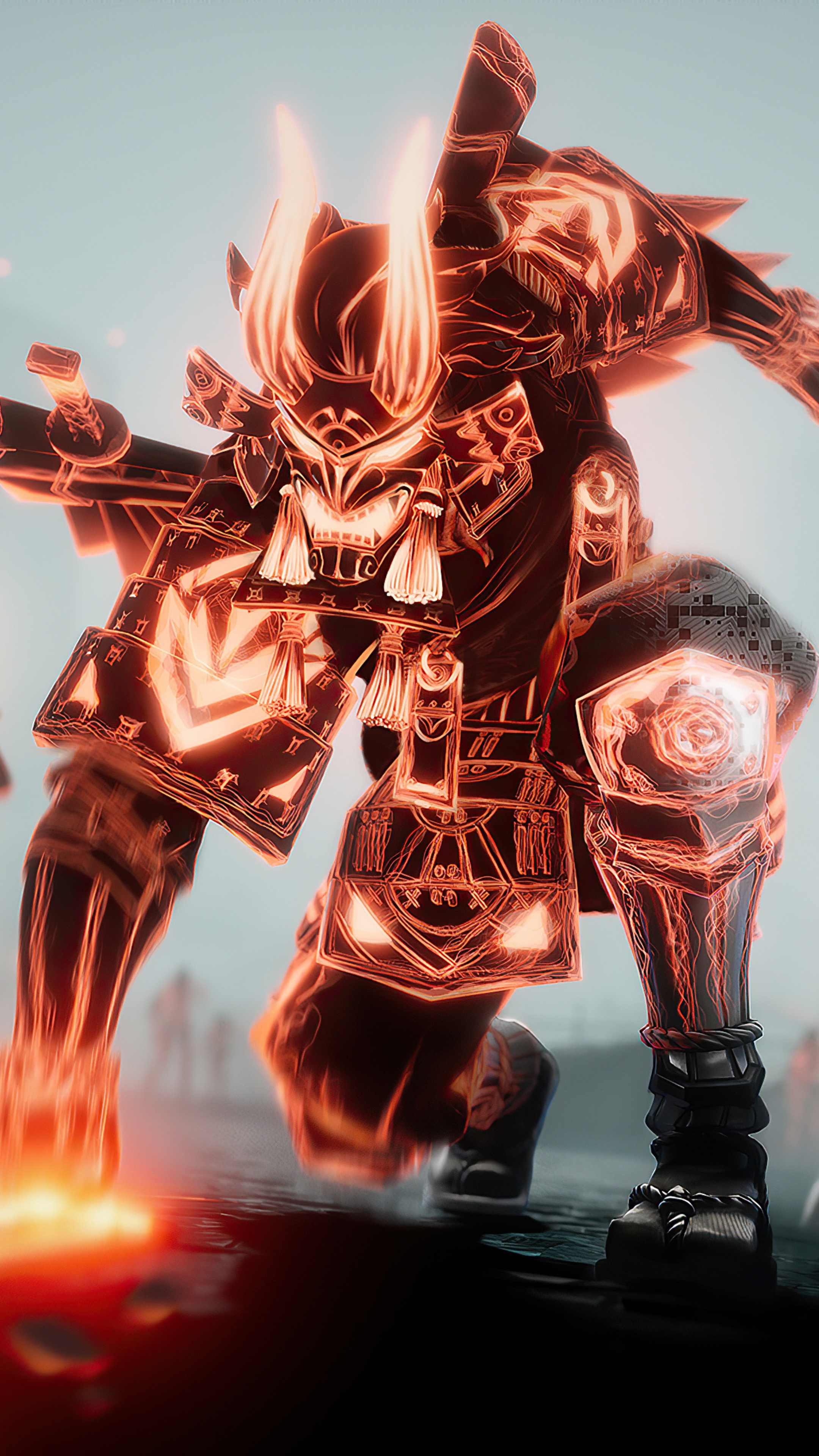 Fortnite Samurai Warrior 4K HD Phone Wallpaper
