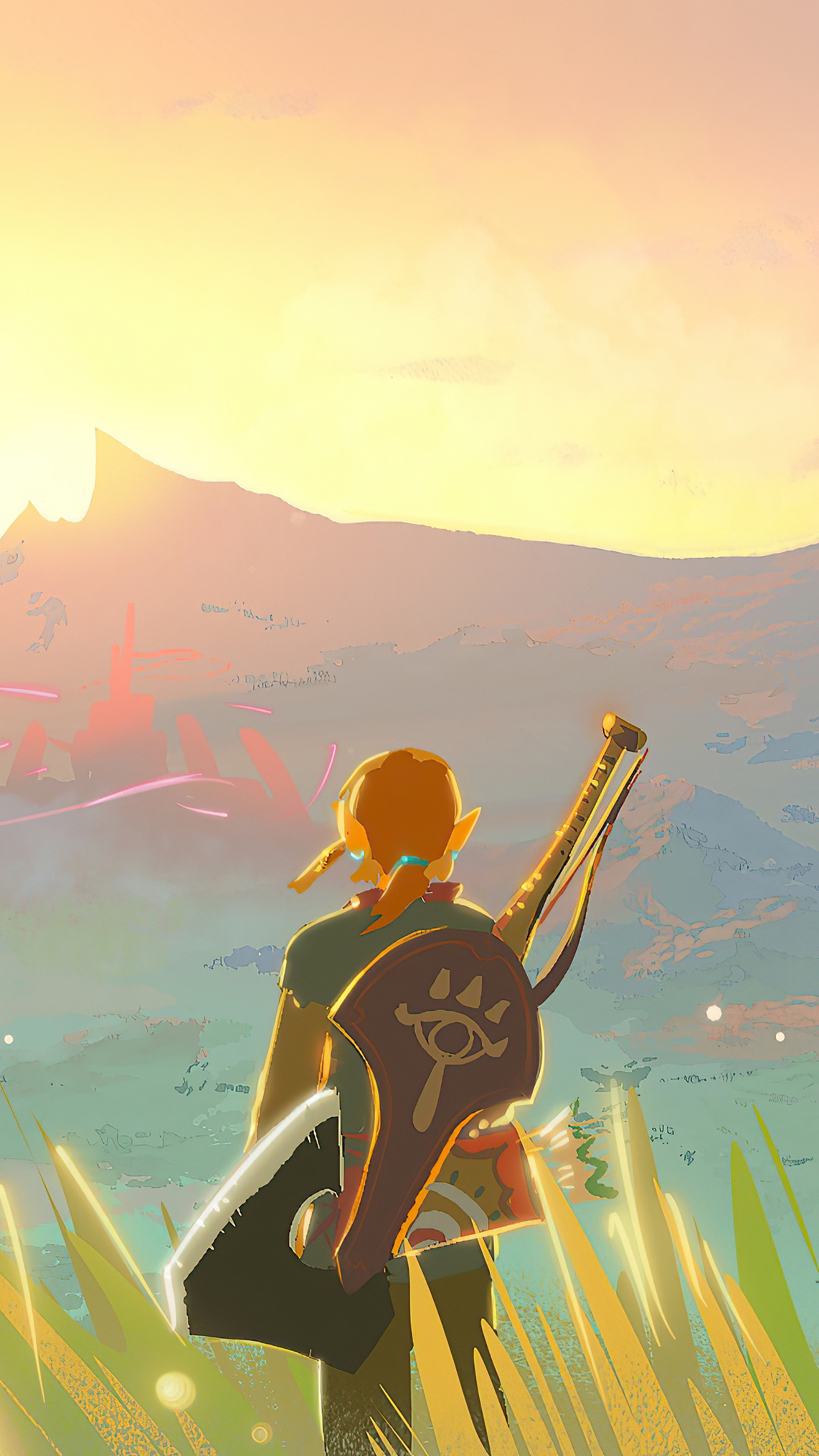 Link from The Legend of Zelda: Breath of the Wild HD Phone Wallpaper