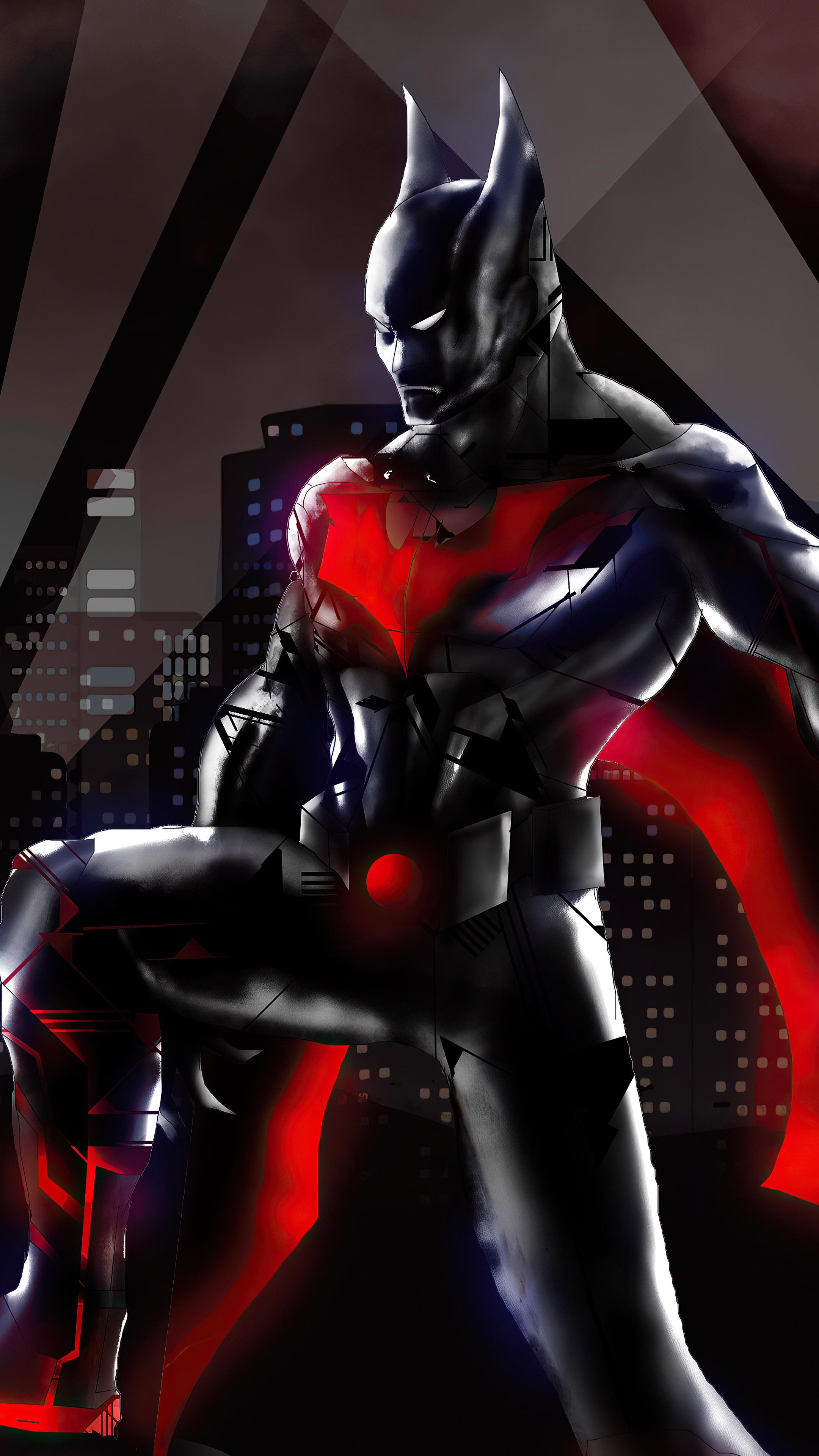 Batman Beyond artwork 4K HD Phone Wallpaper