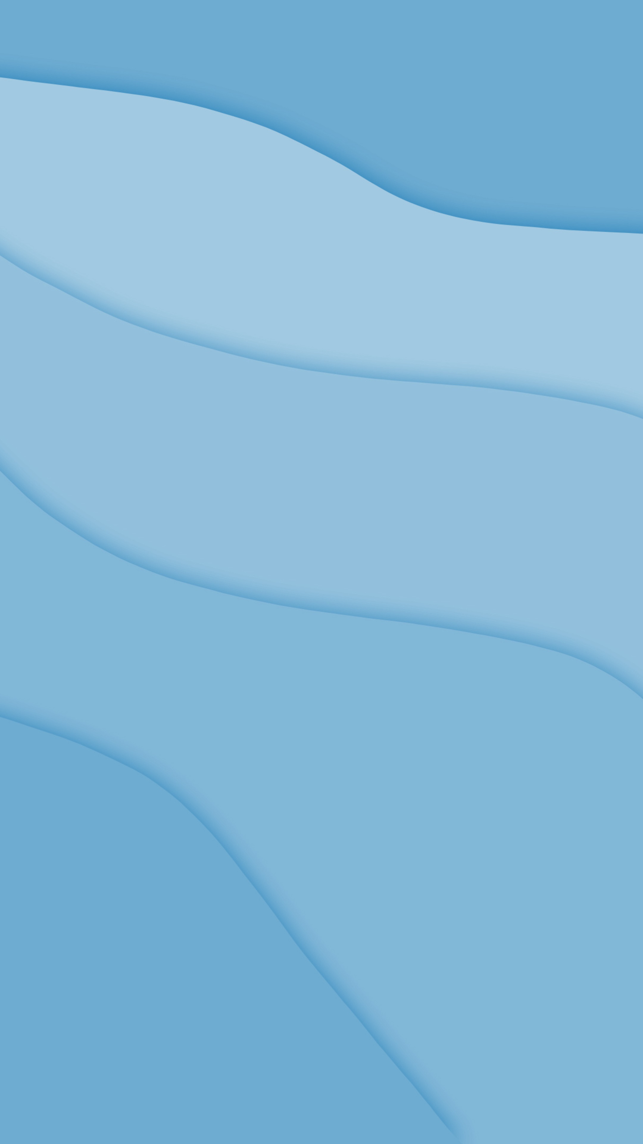 Abstract blue wavy layers 4K HD Phone Wallpaper