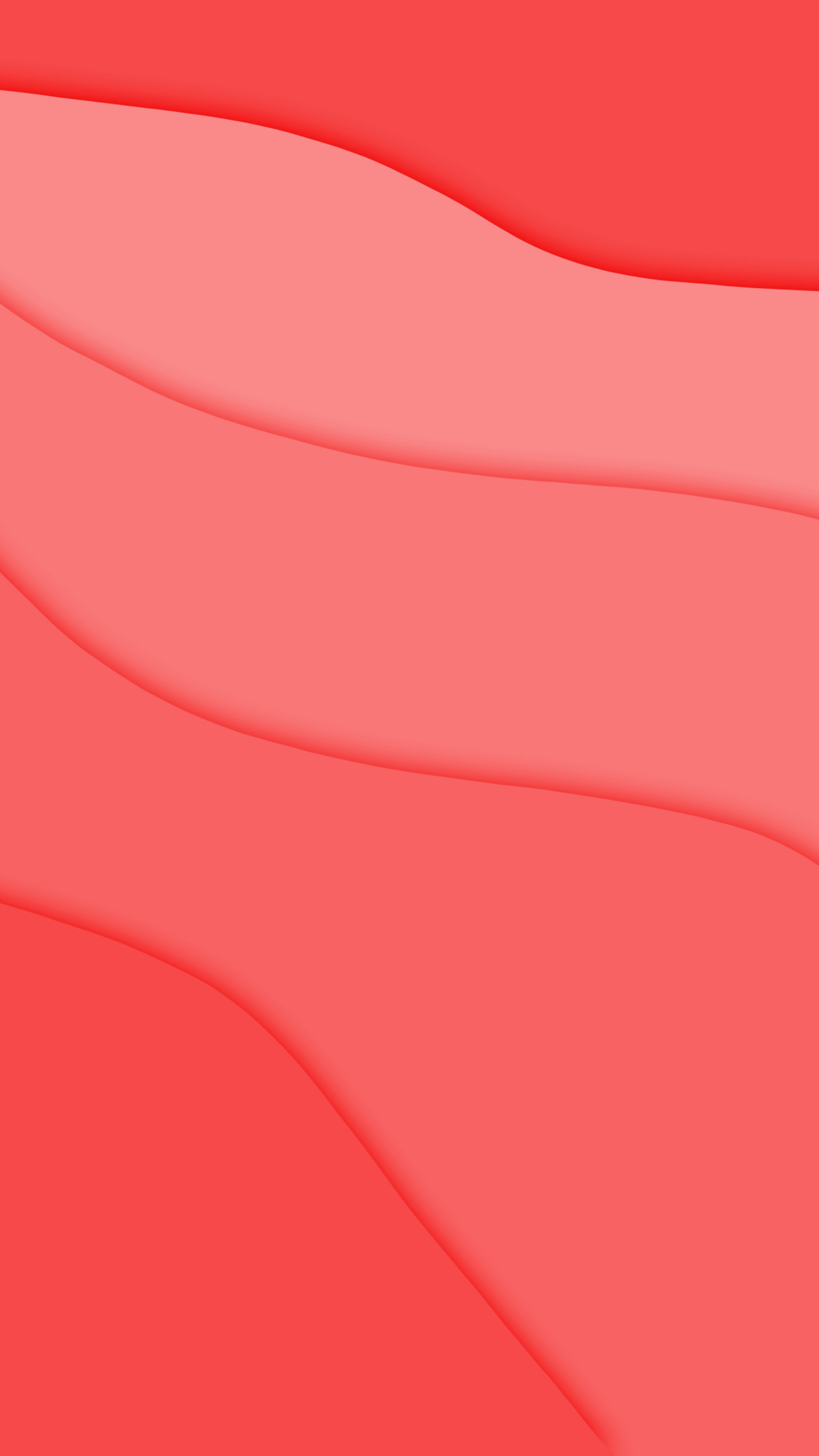 Abstract red and pink layered waves 4K HD Phone Wallpaper