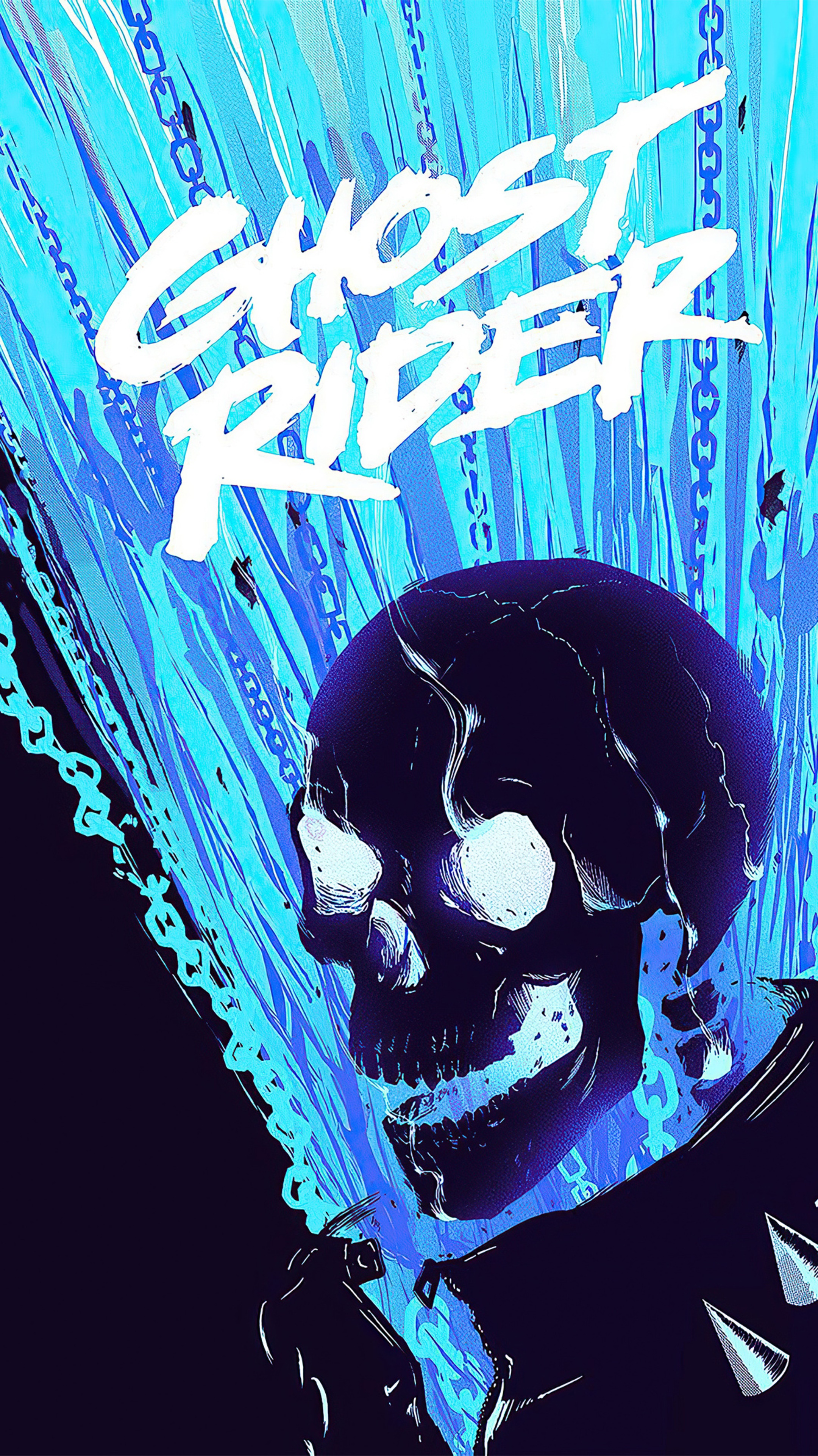 Ghost Rider 4K Artwork HD Phone Wallpaper