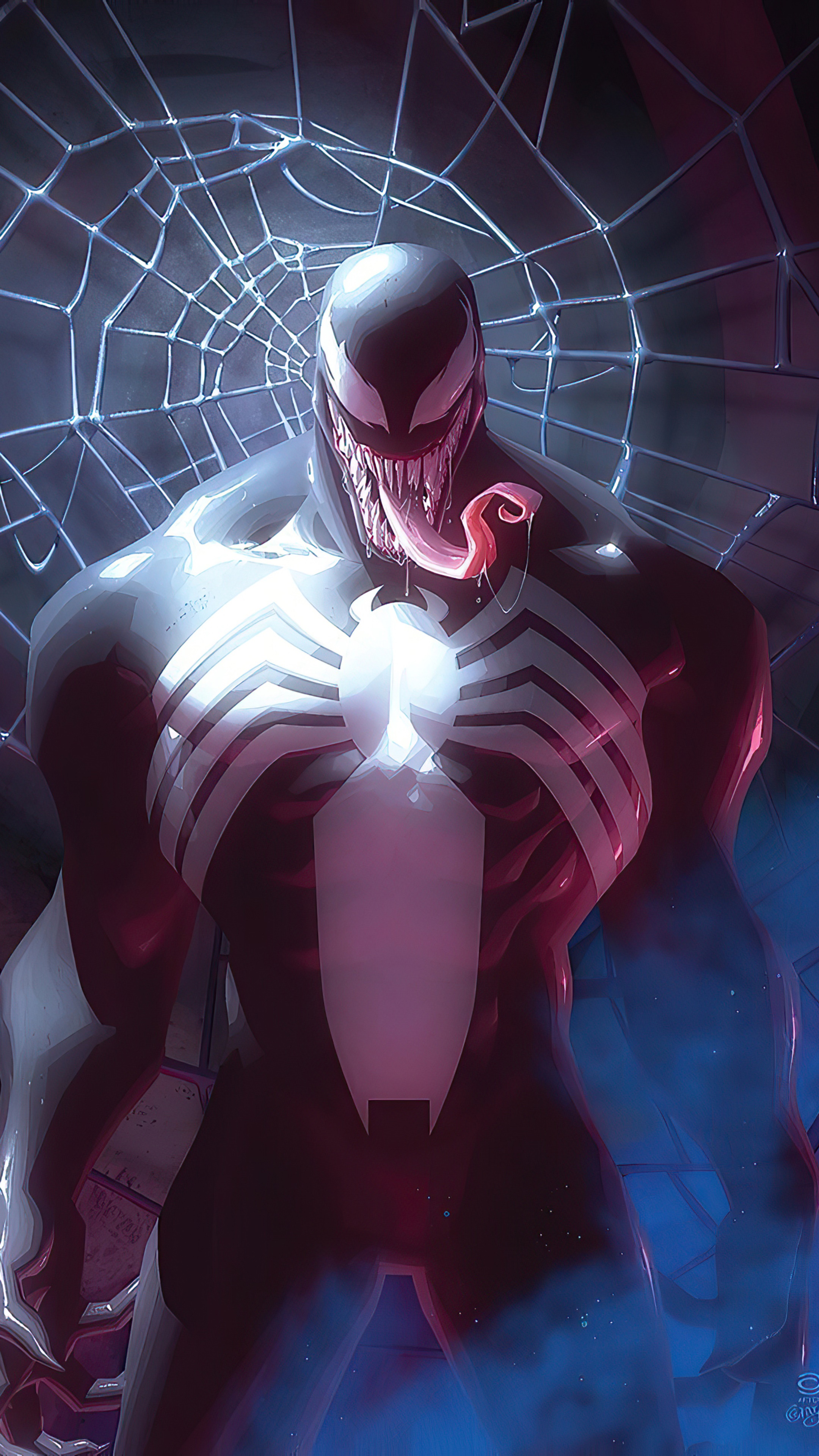 Venom from Marvel Comics HD Phone Wallpaper