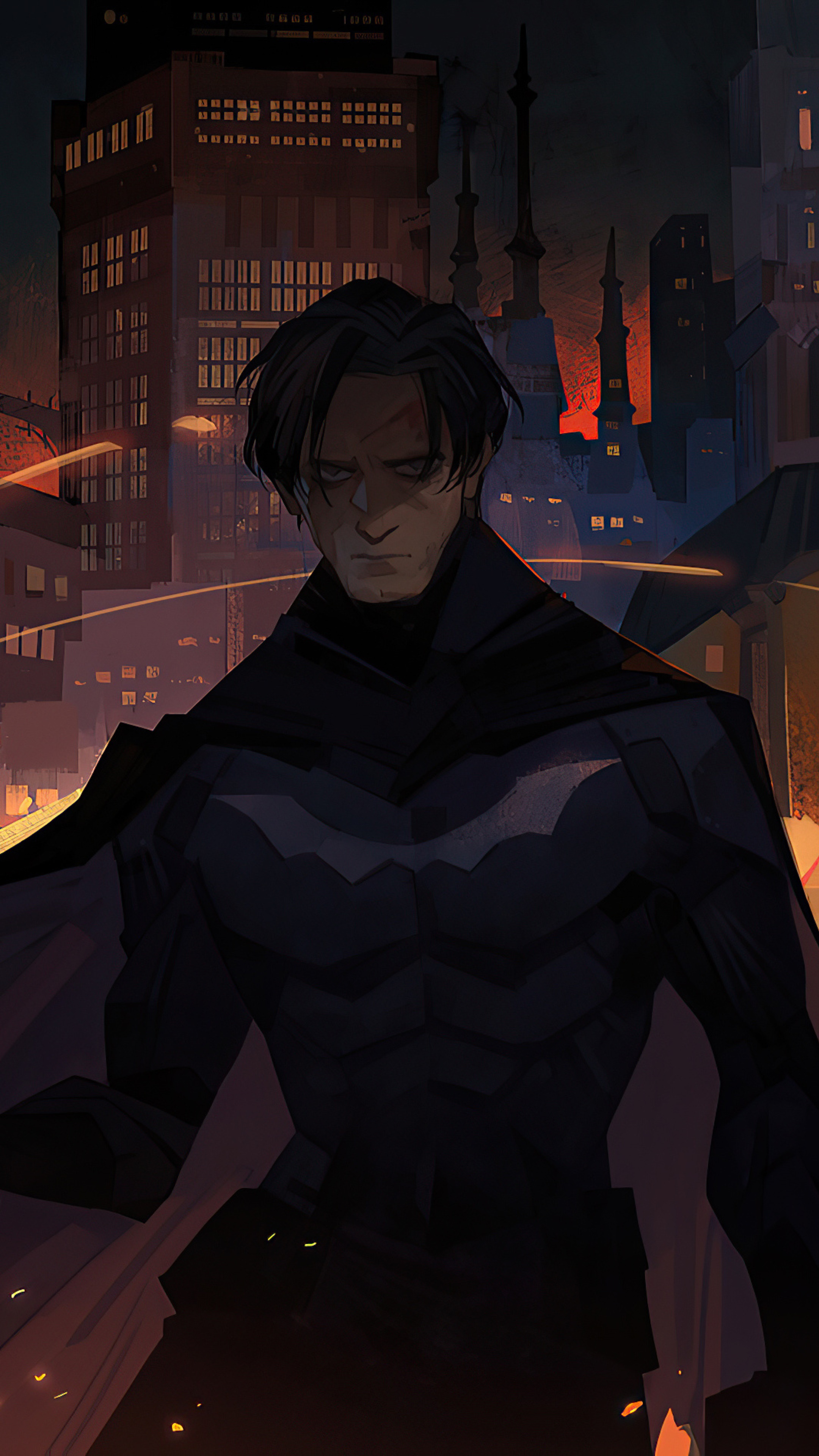 The Batman artwork HD Phone Wallpaper