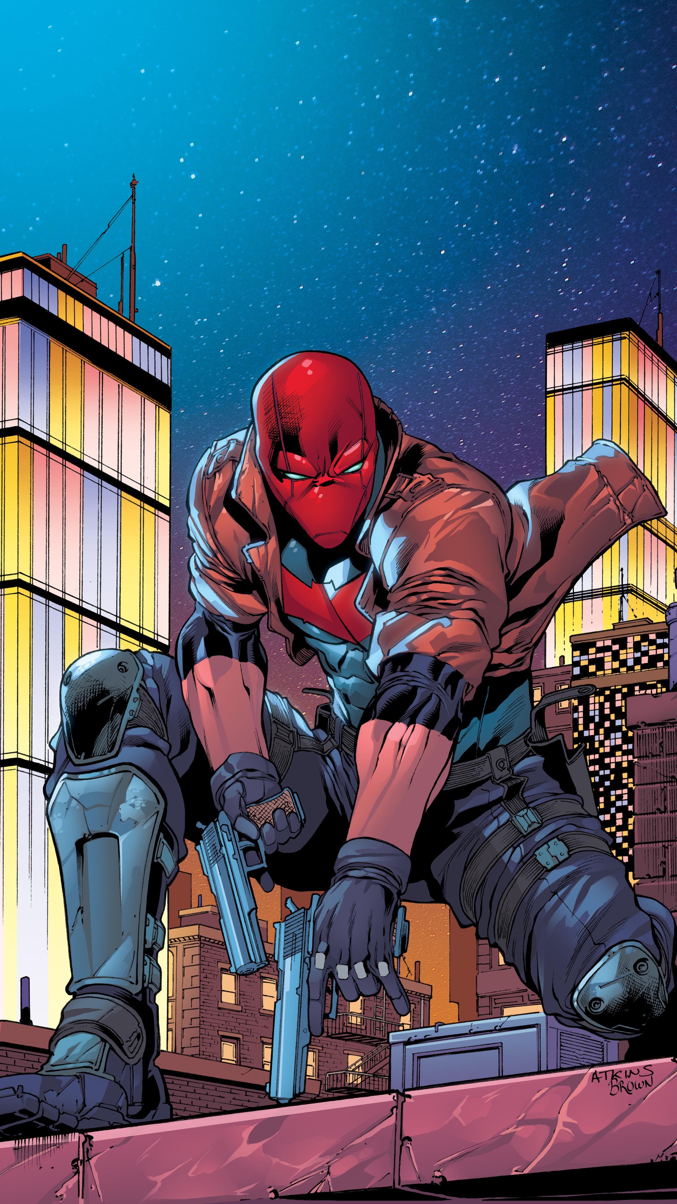 Red Hood from DC Comics HD Phone Wallpaper
