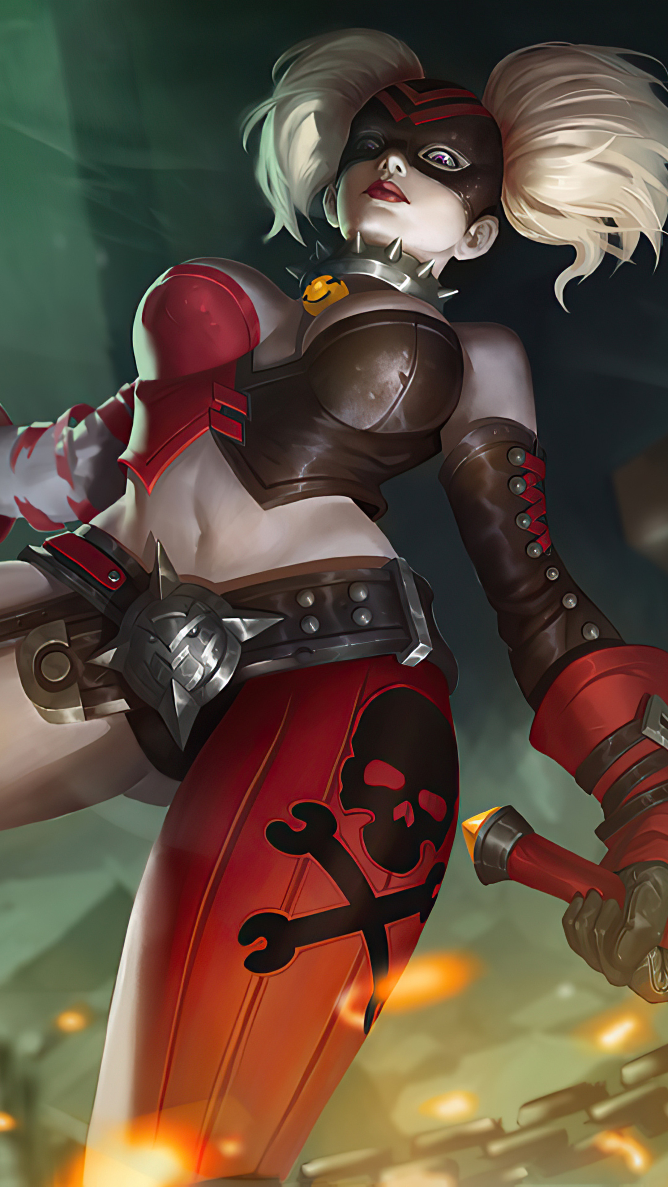Harley Quinn from League of Legends 4K HD Phone Wallpaper
