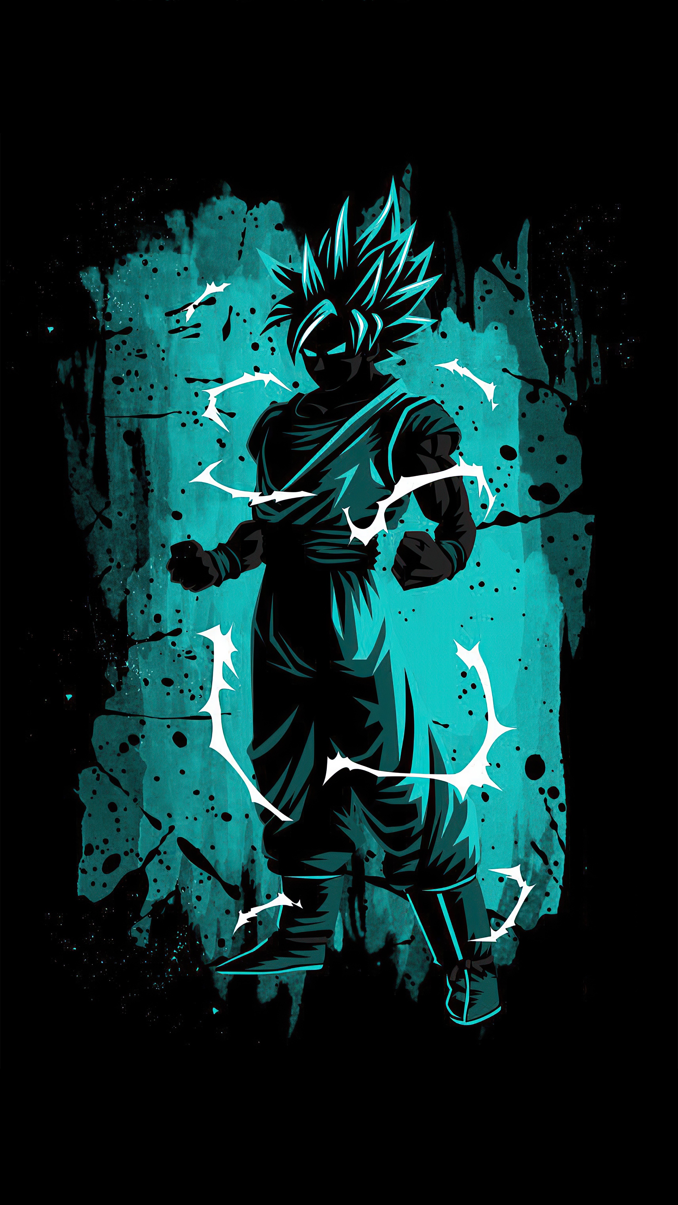 Goku from Dragon Ball Z artwork 4K HD Phone Wallpaper