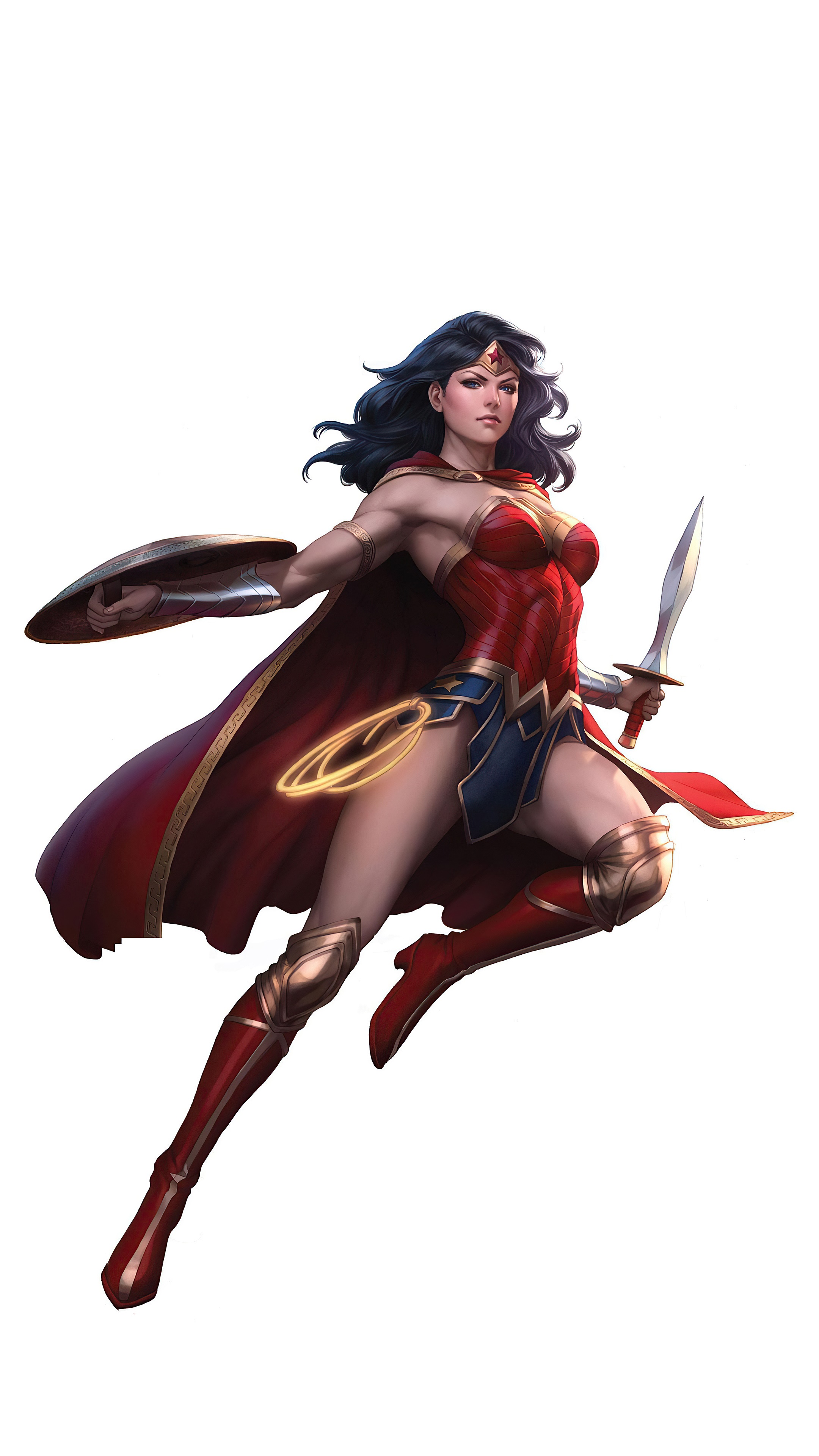 Wonder Woman artwork 4K HD Phone Wallpaper