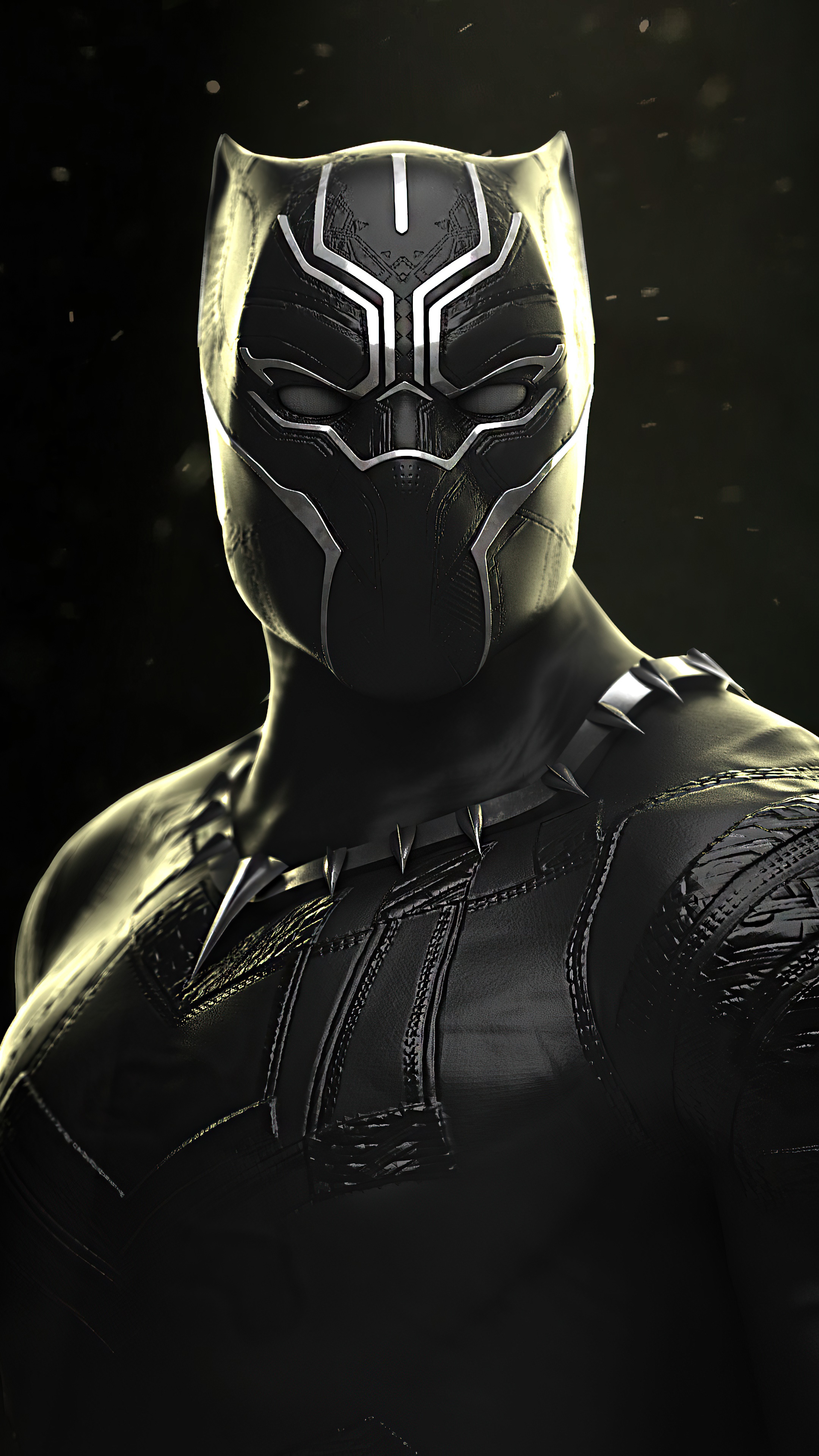 Black Panther from Marvel Artwork 4K HD Phone Wallpaper