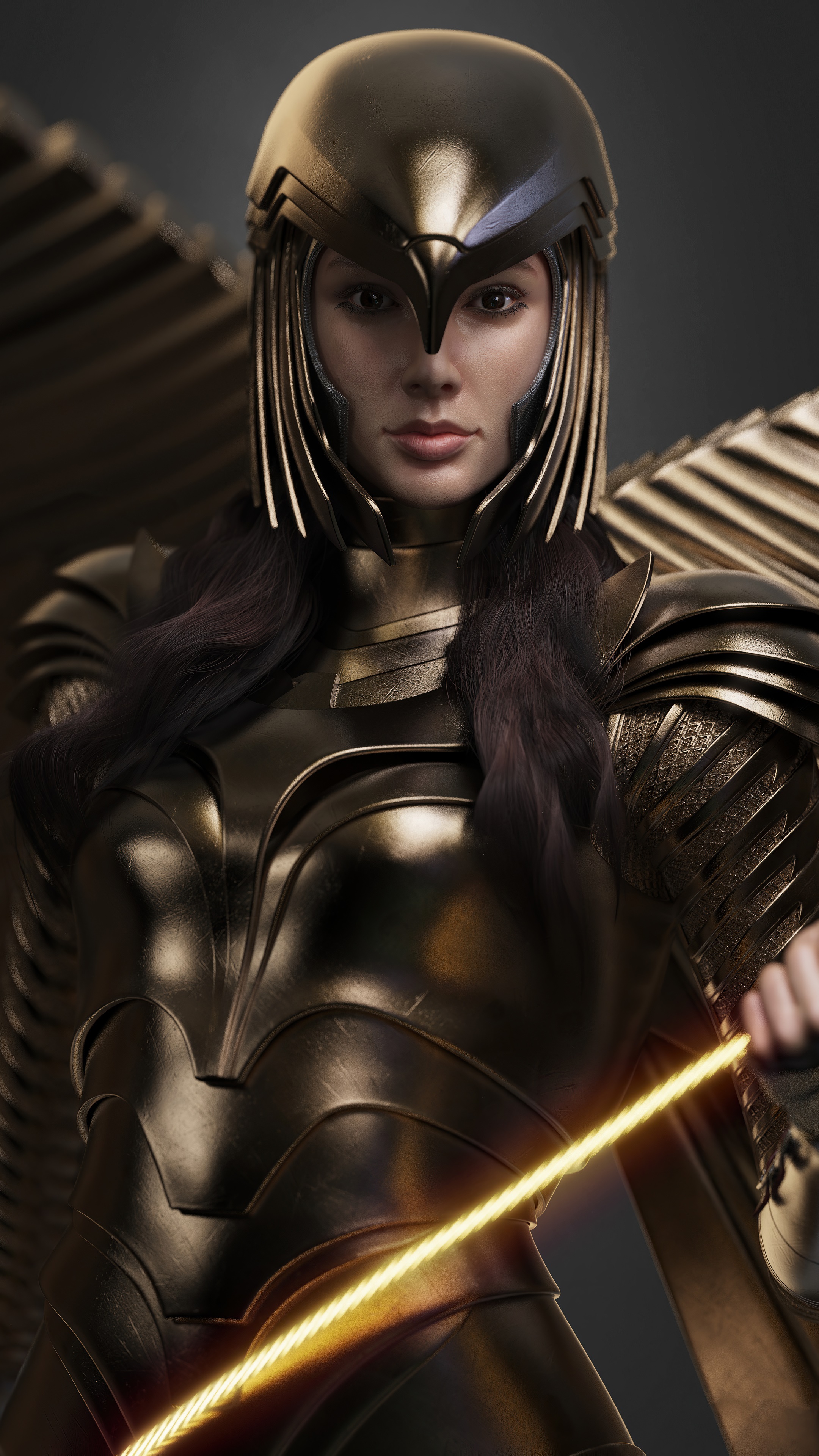 Wonder Woman from Wonder Woman 1984 HD Phone Wallpaper