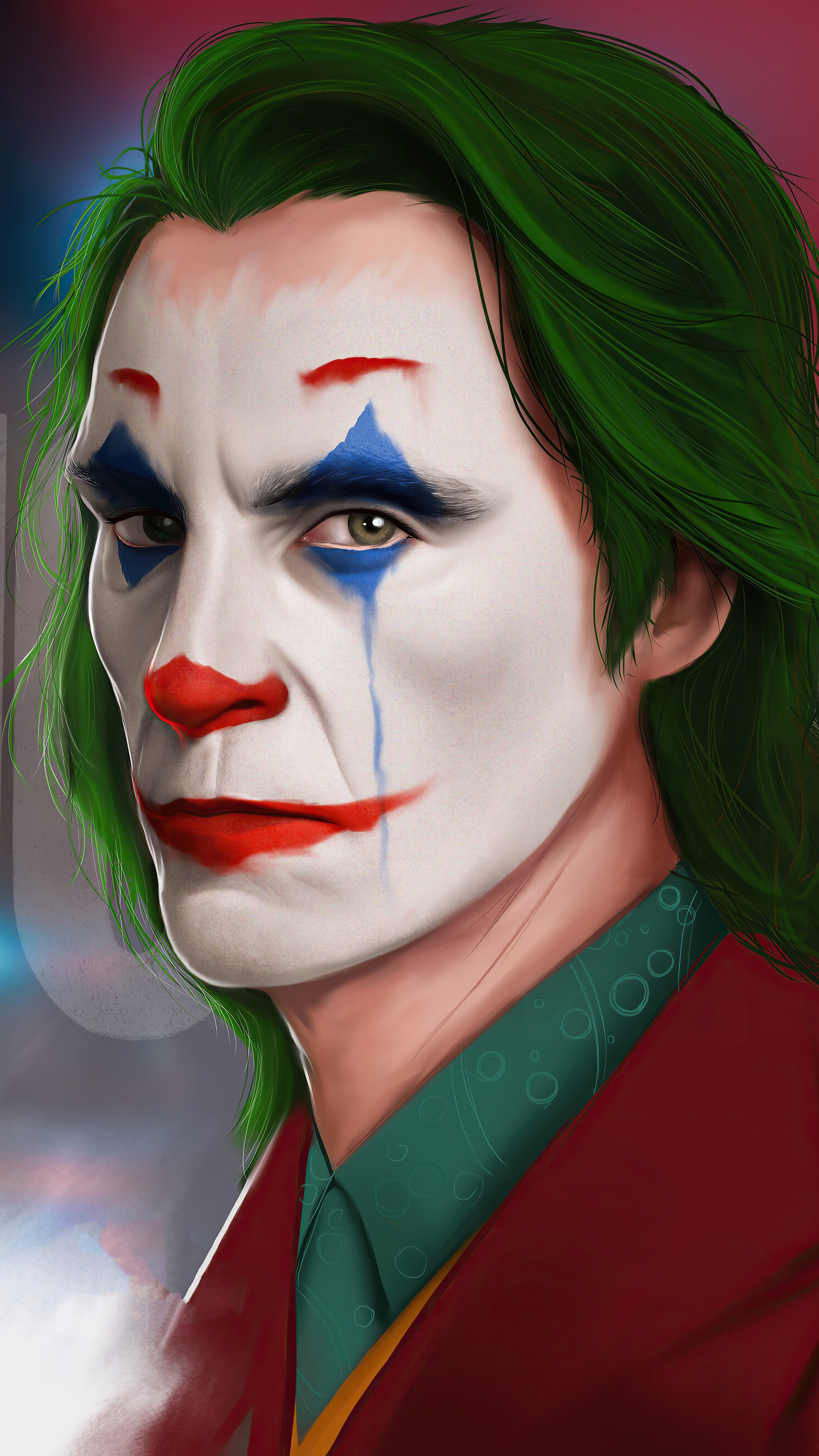 Joker artwork 4K HD Phone Wallpaper