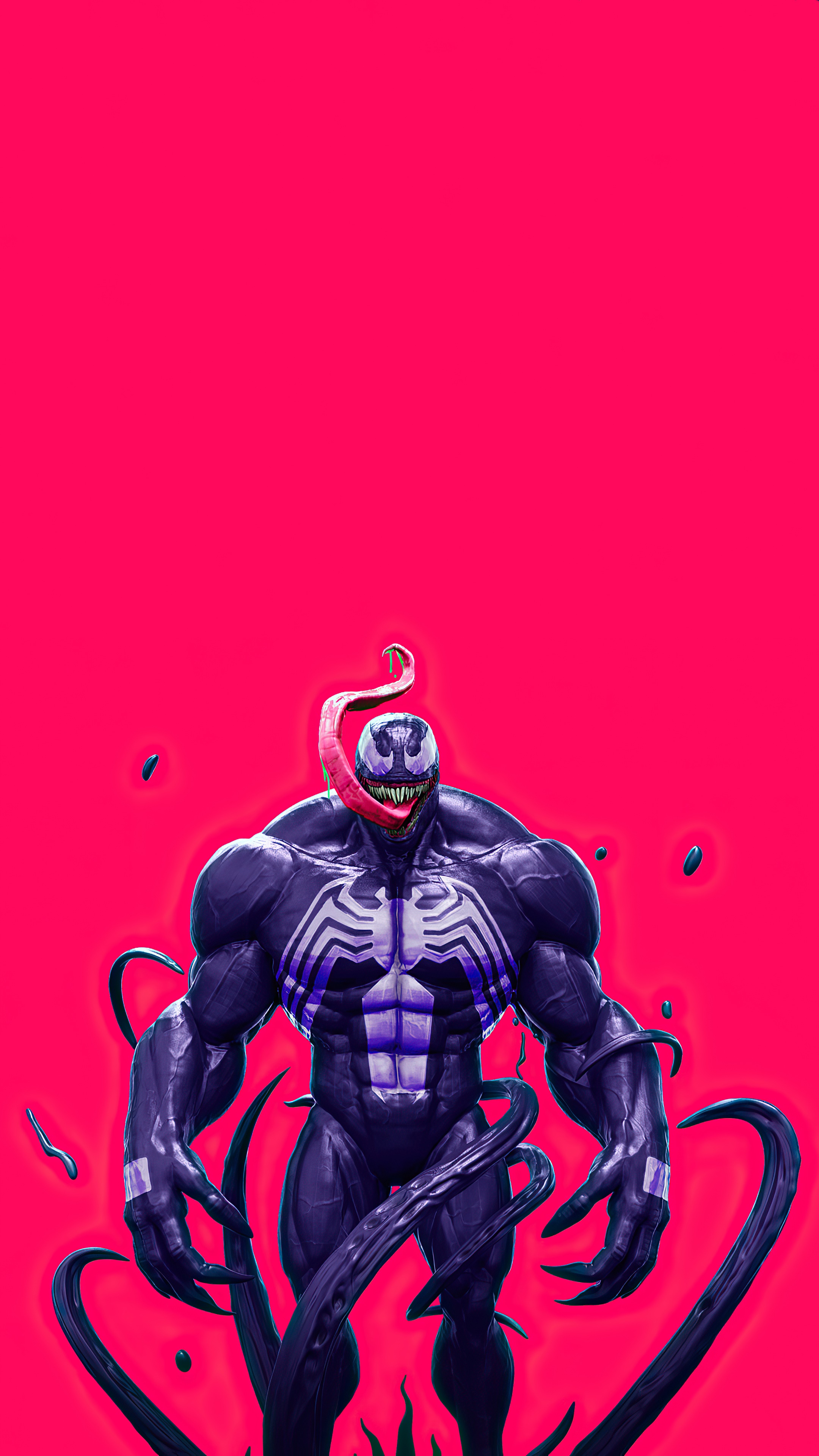 Venom from Marvel Comics 4K HD Phone Wallpaper