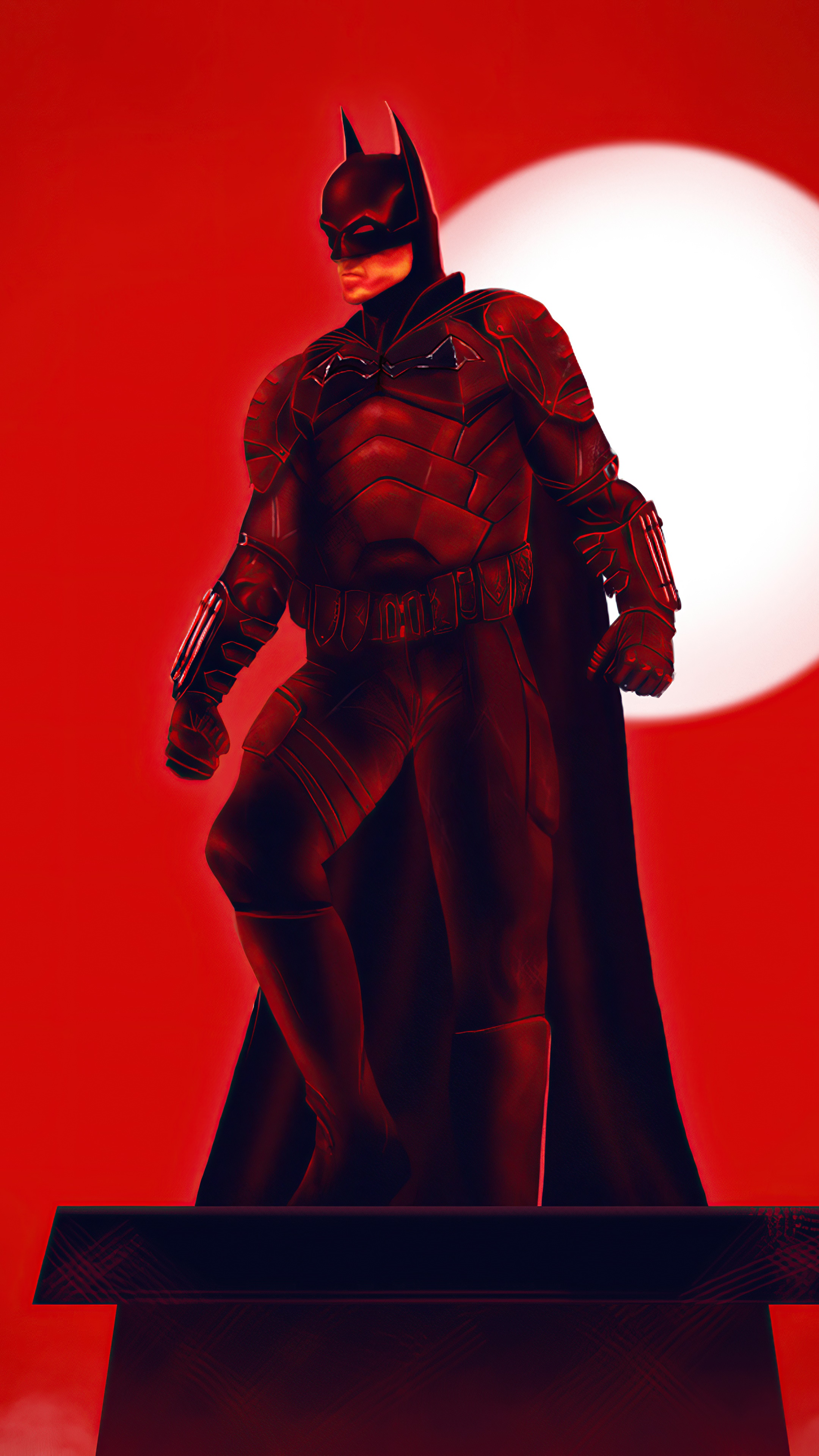 The Batman artwork 4K HD Phone Wallpaper