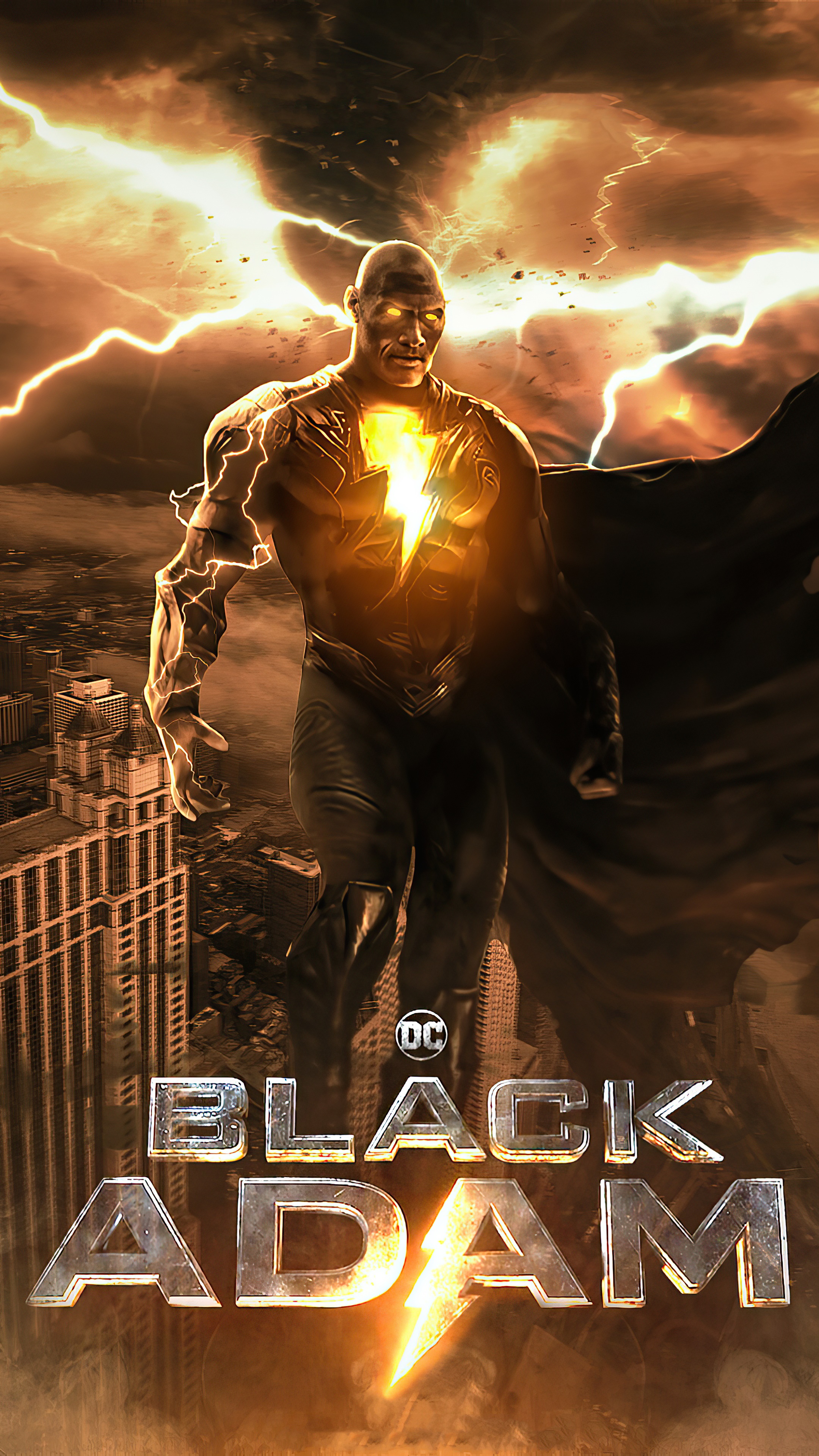 Black Adam from DC Comics HD Phone Wallpaper