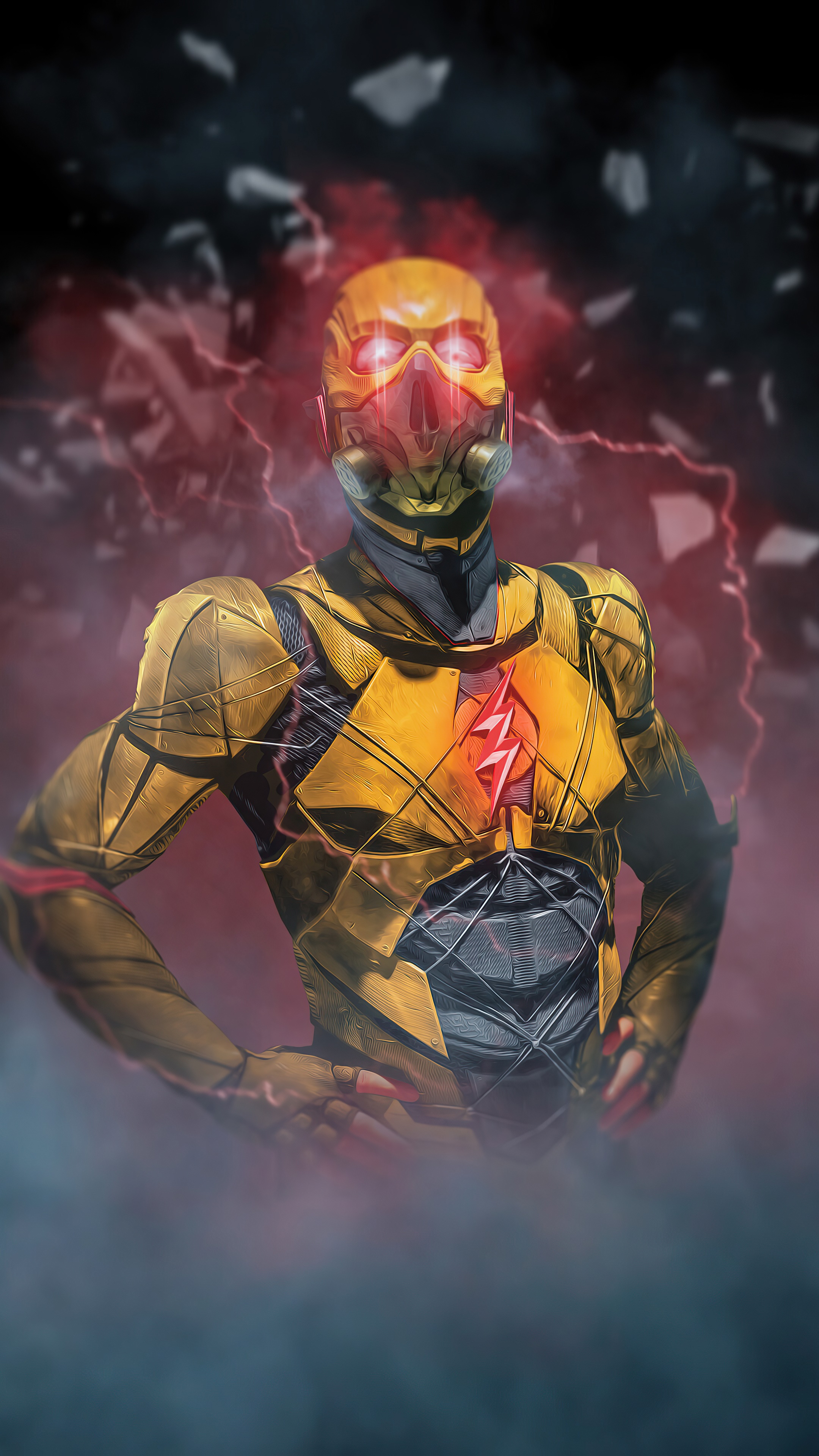 Reverse Flash from DC Comics 4K HD Phone Wallpaper