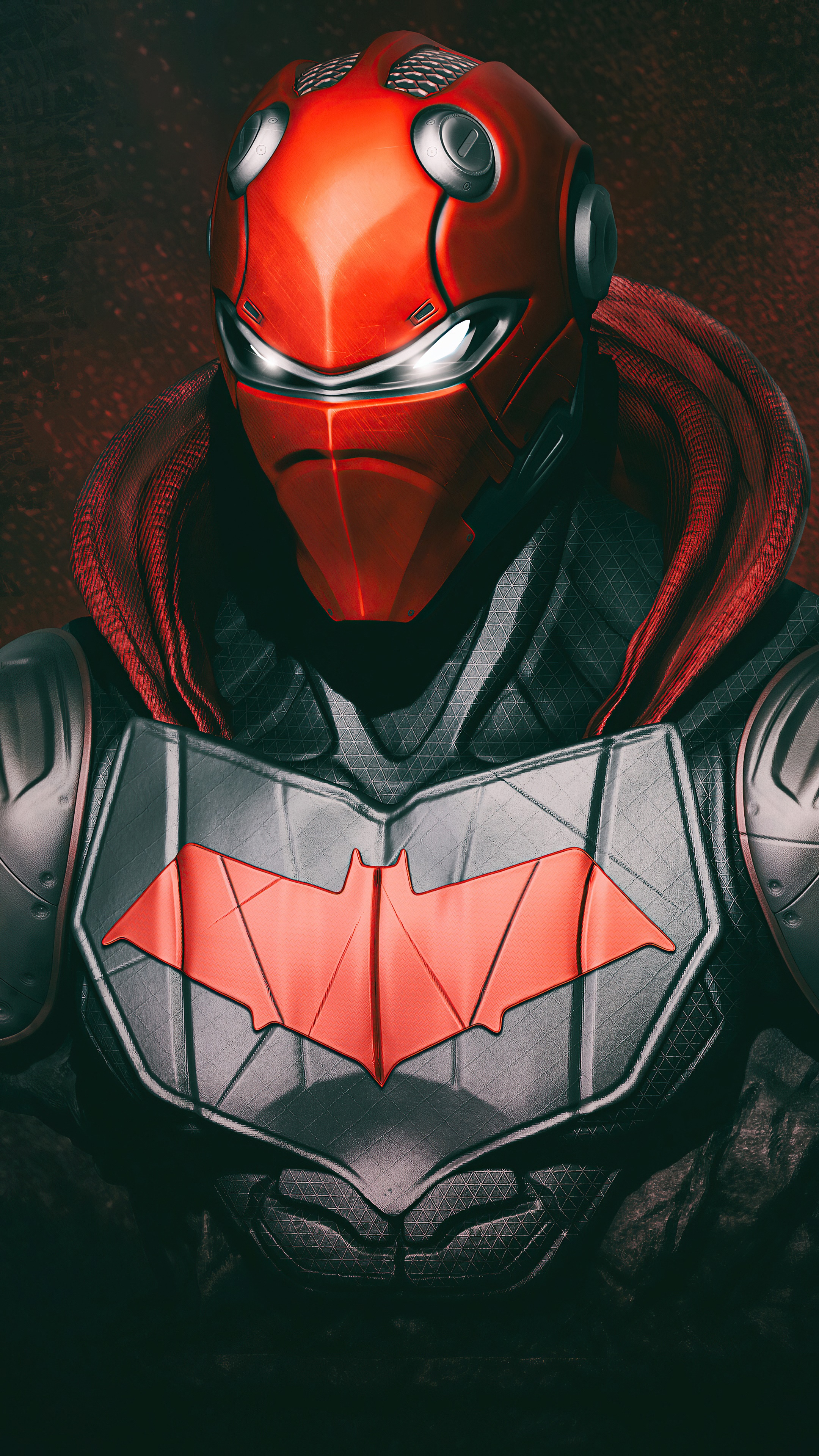 Red Hood from DC Comics artwork HD Phone Wallpaper