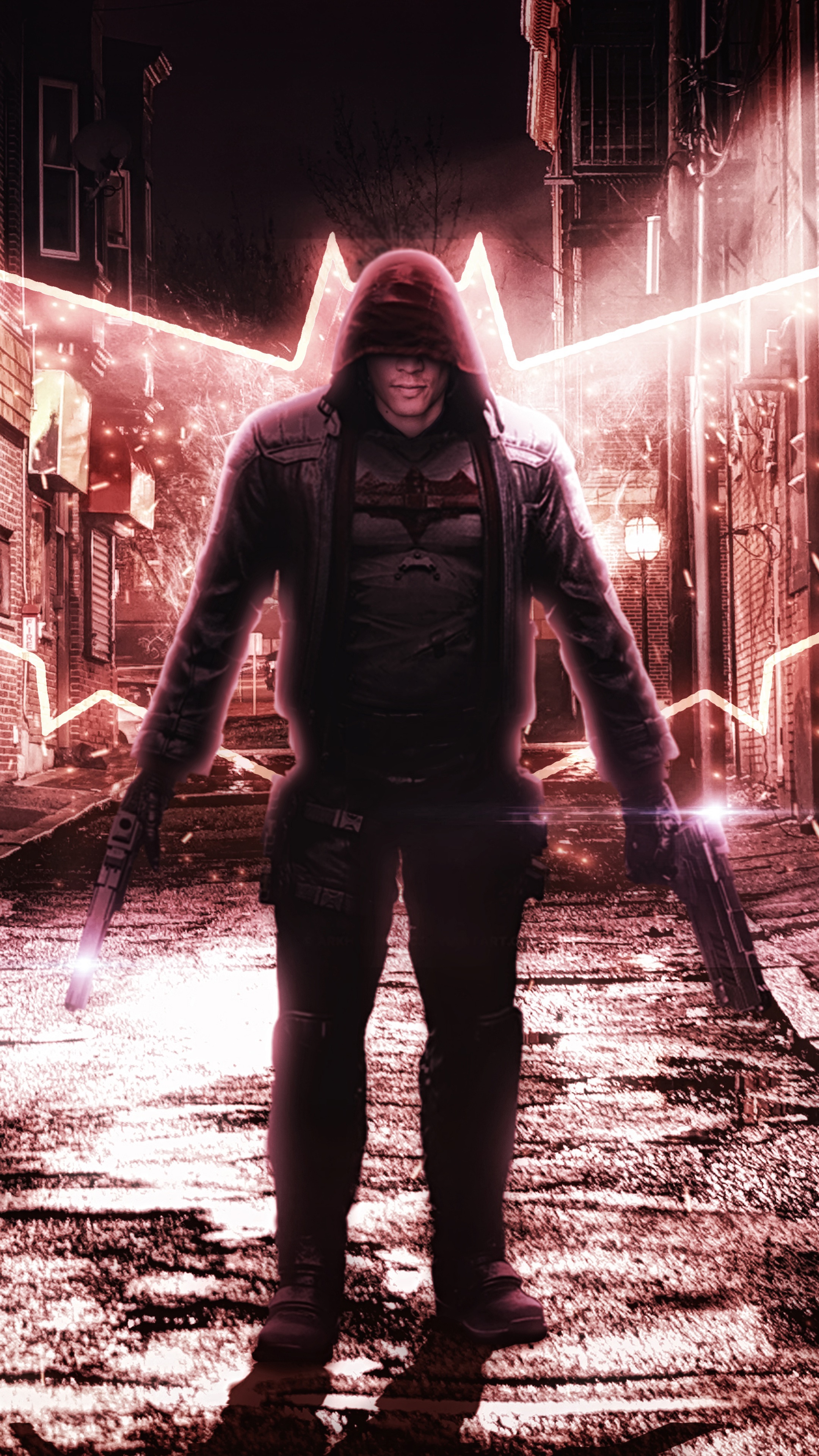 Red Hood from Gotham Knights 4K HD Phone Wallpaper
