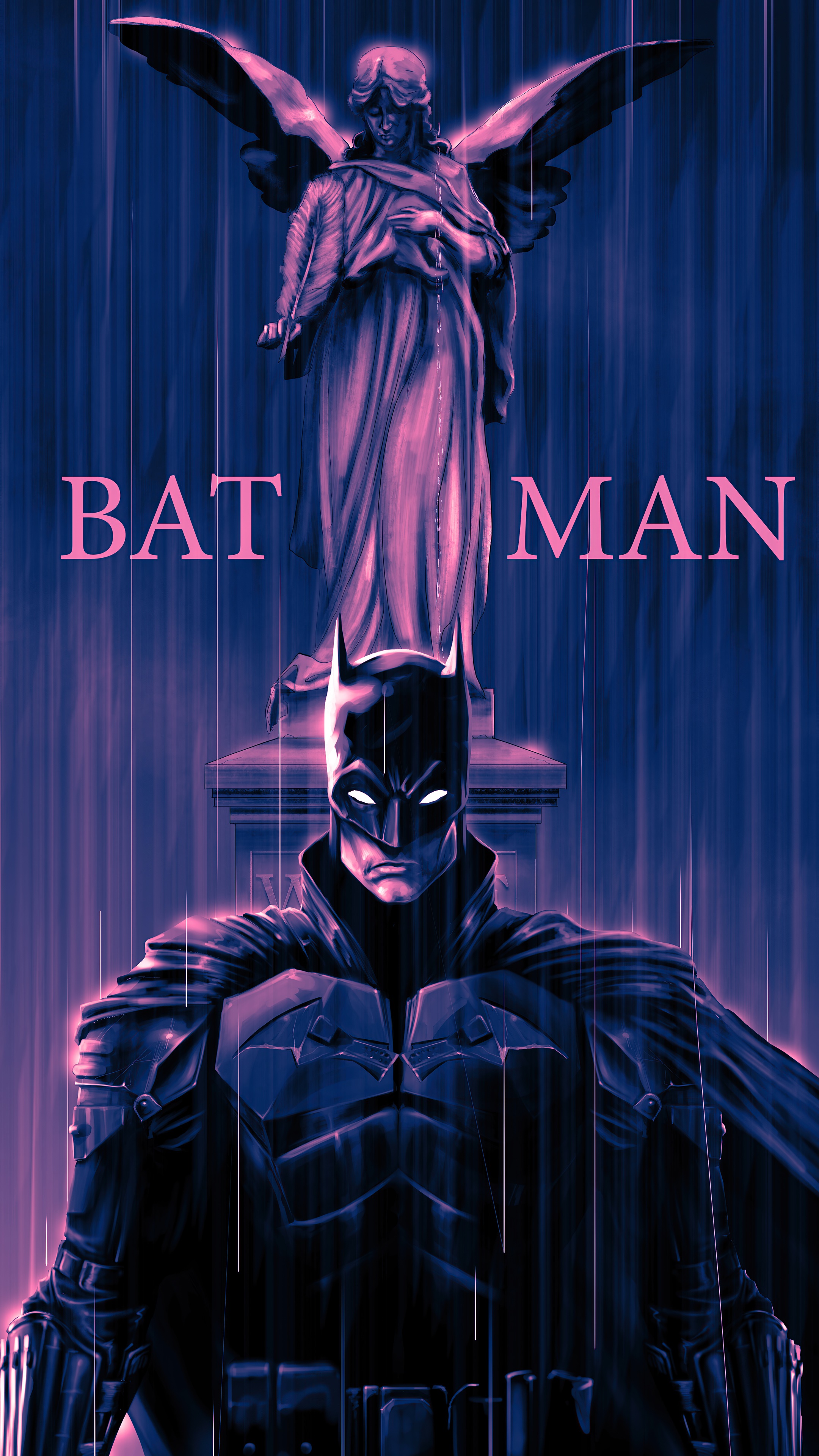 Batman from DC Comics Artwork HD Phone Wallpaper