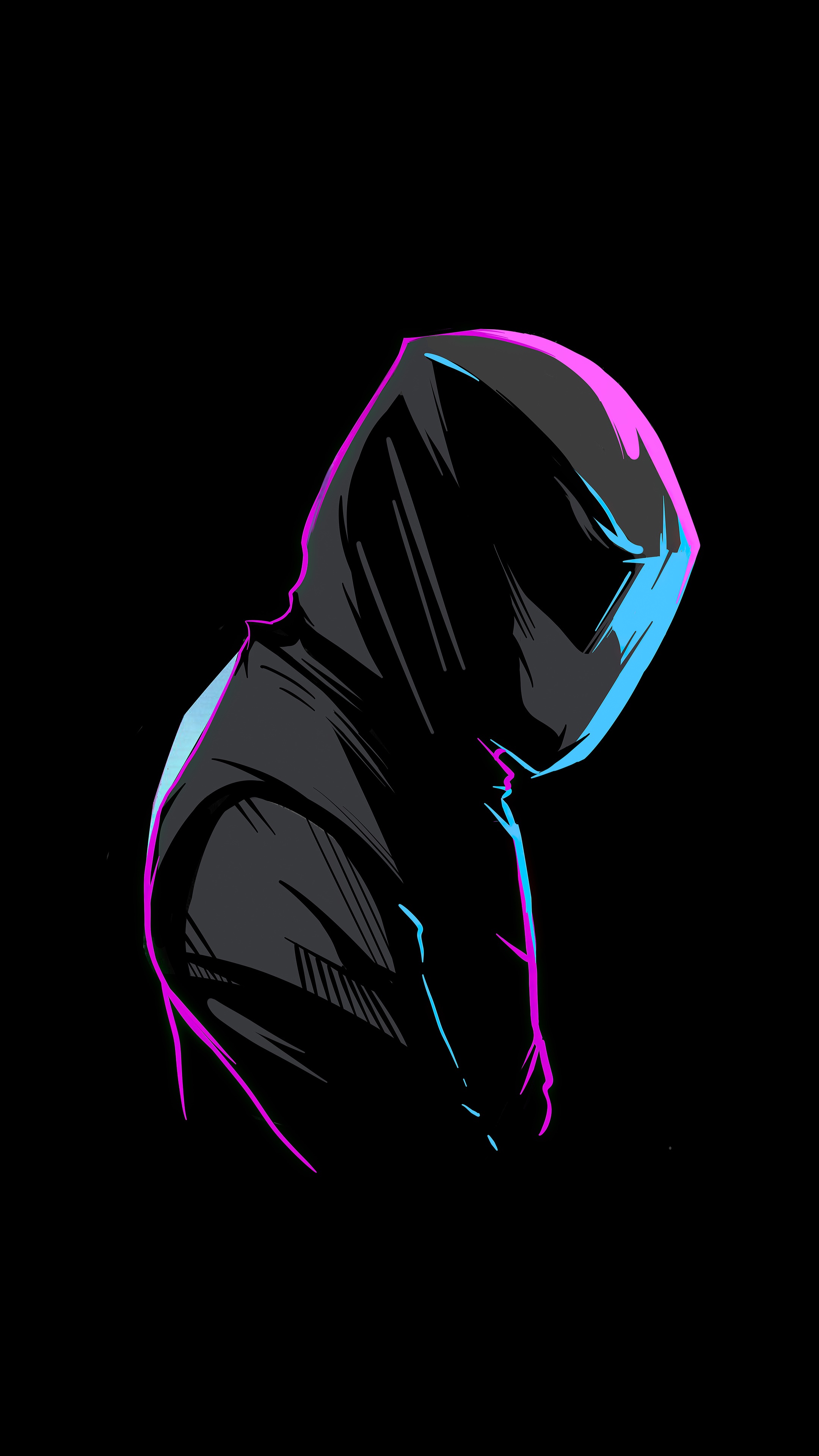 Minimalist Biker Artwork 4K HD Phone Wallpaper