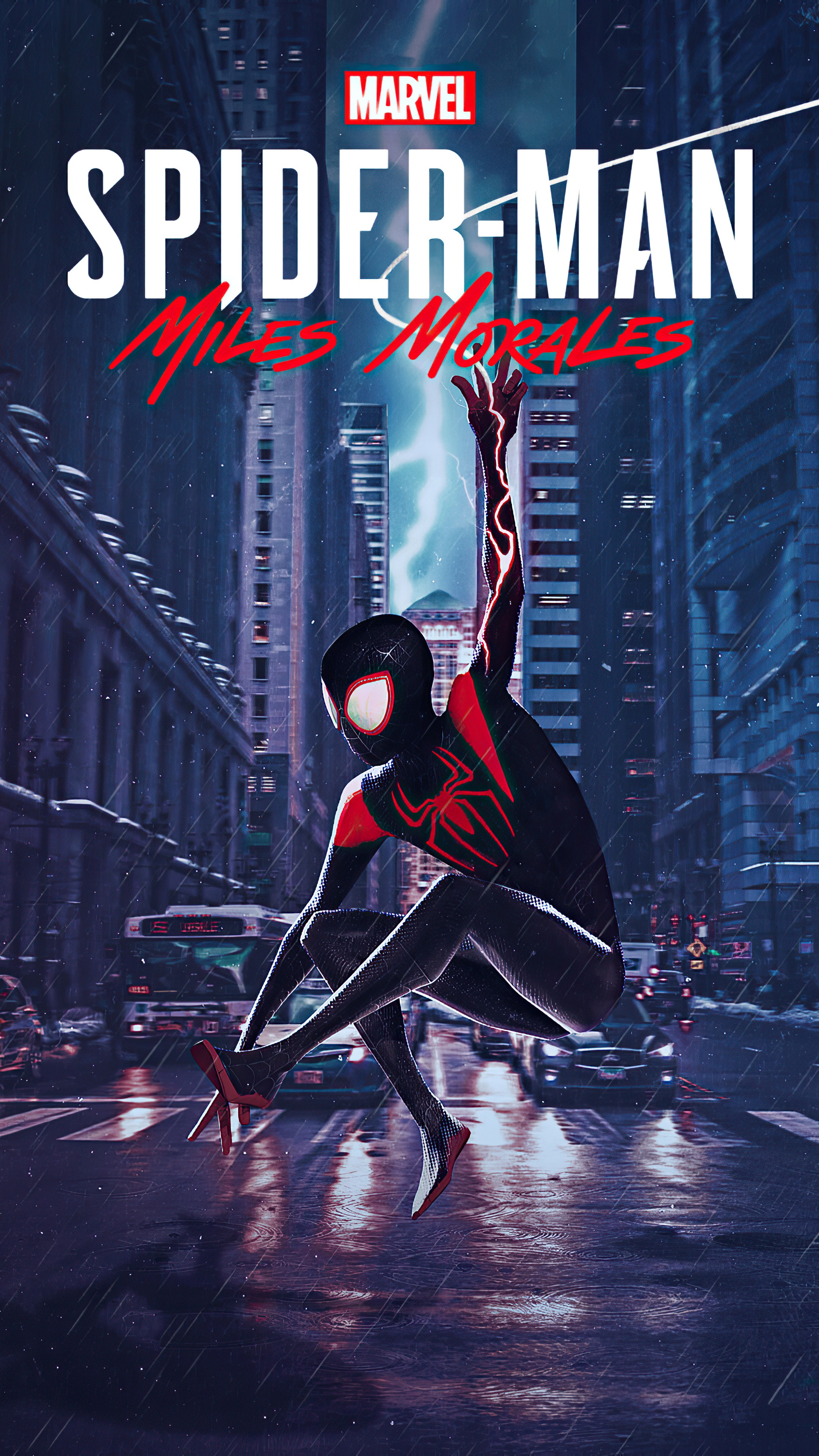 Spider-Man Miles Morales 4K HD Phone Wallpaper