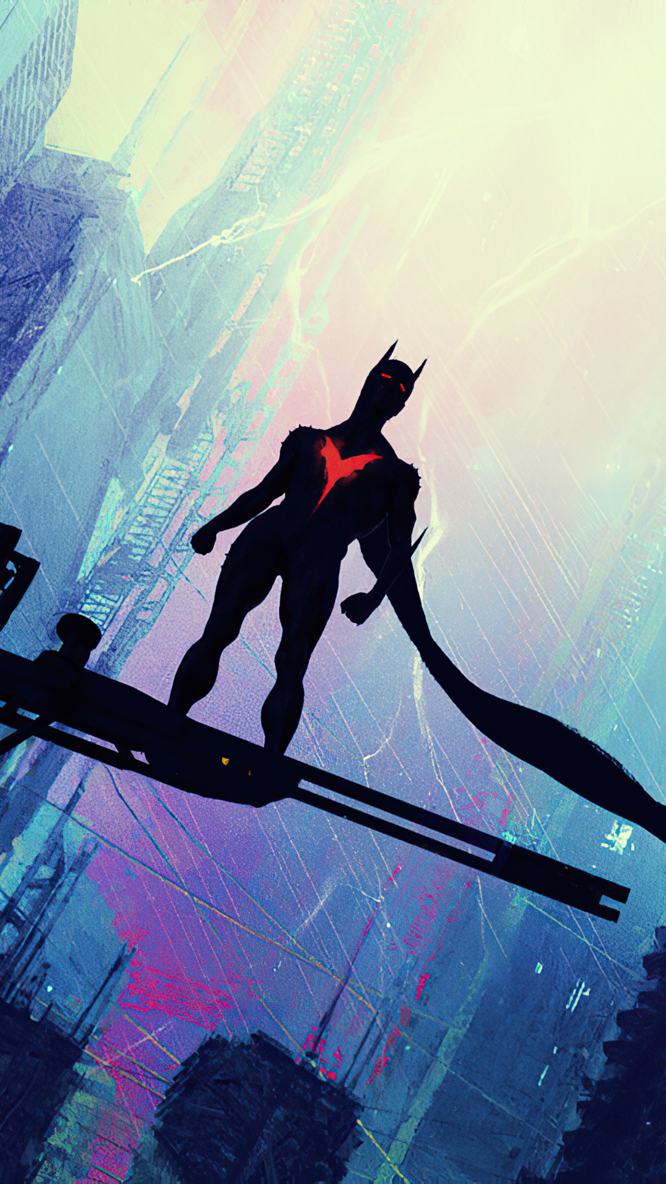 Batman Beyond artwork 4K HD Phone Wallpaper