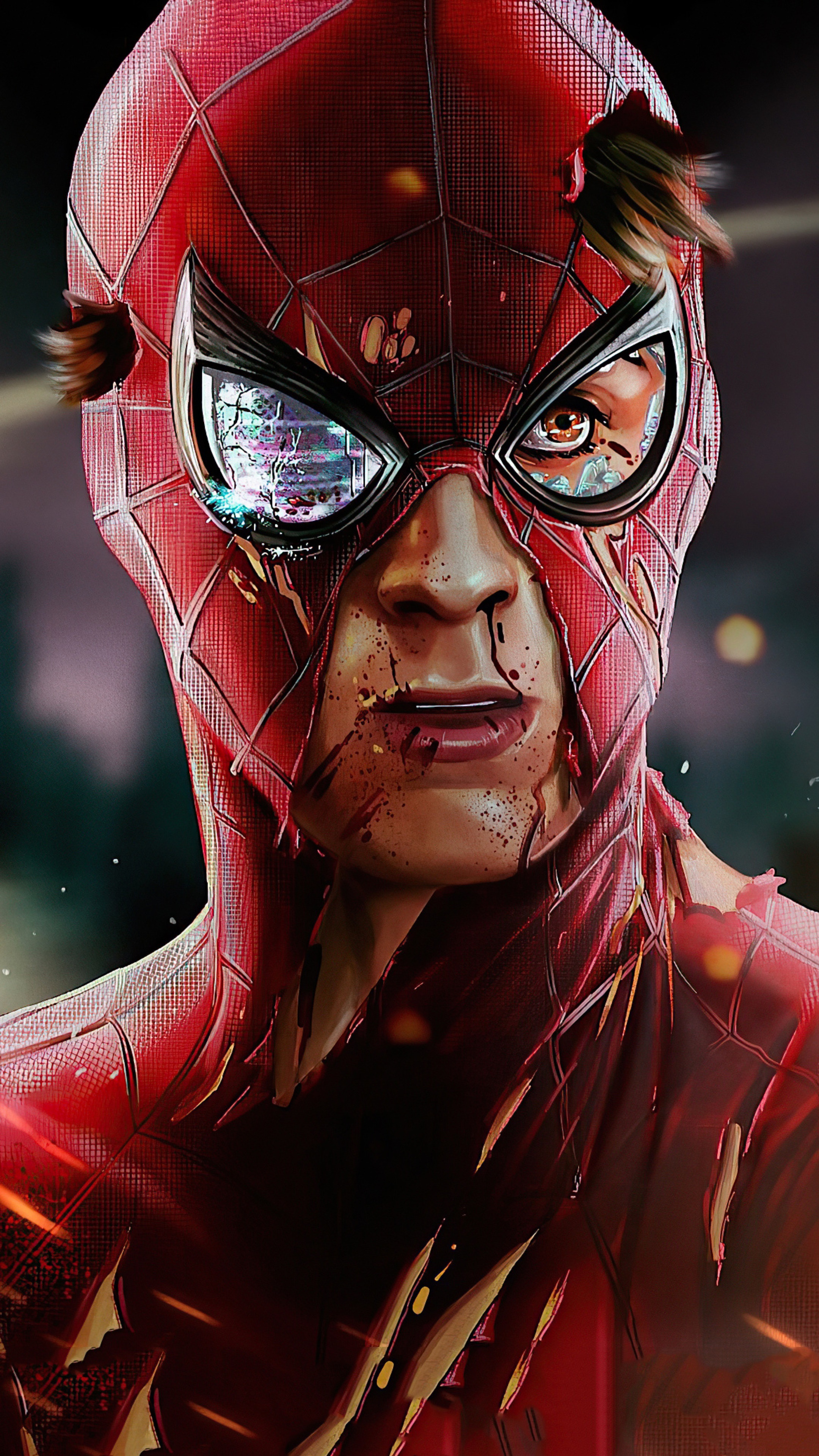 Spiderman artwork 4K HD Phone Wallpaper
