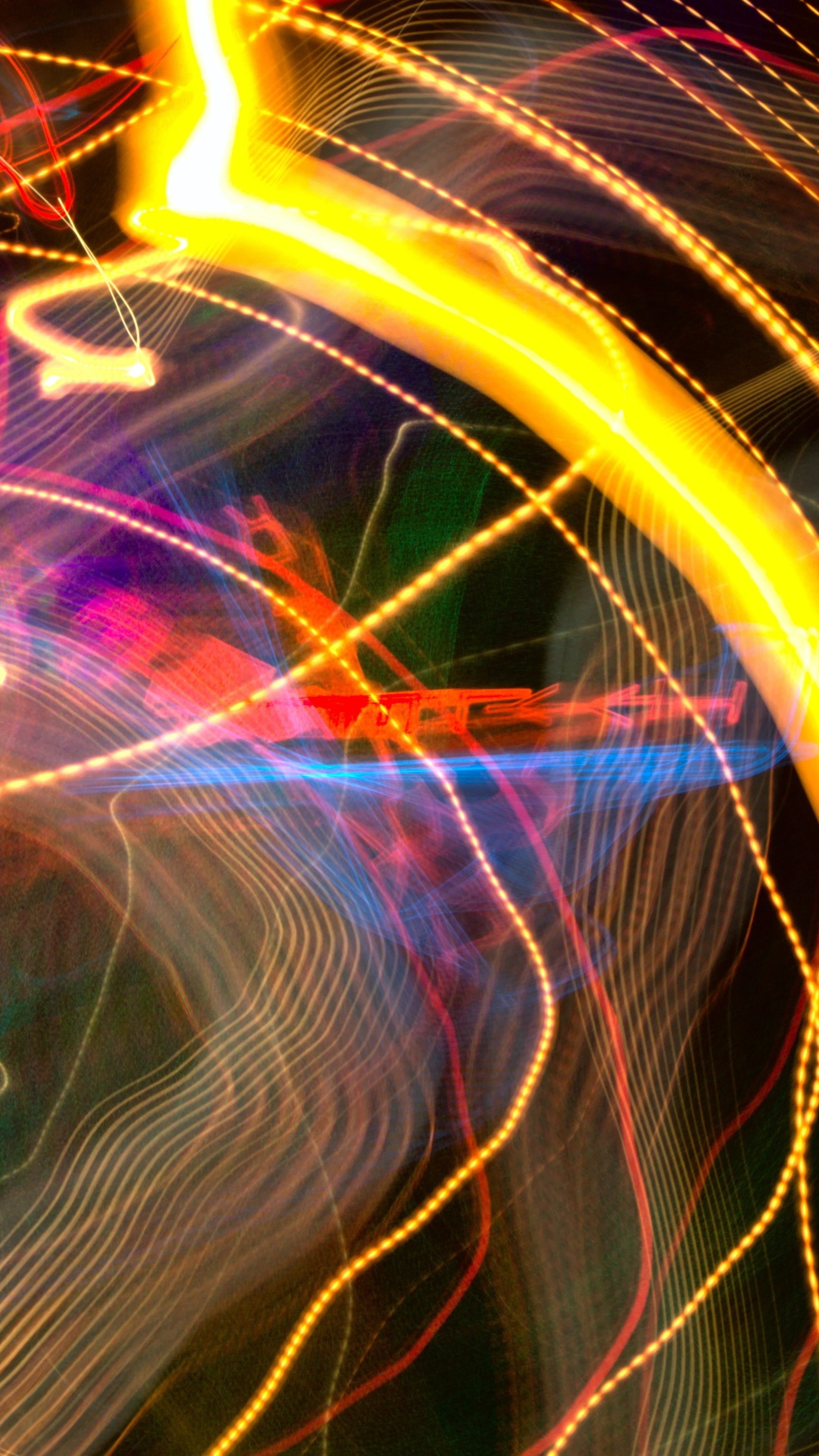 Abstract light painting artwork 4K HD Phone Wallpaper